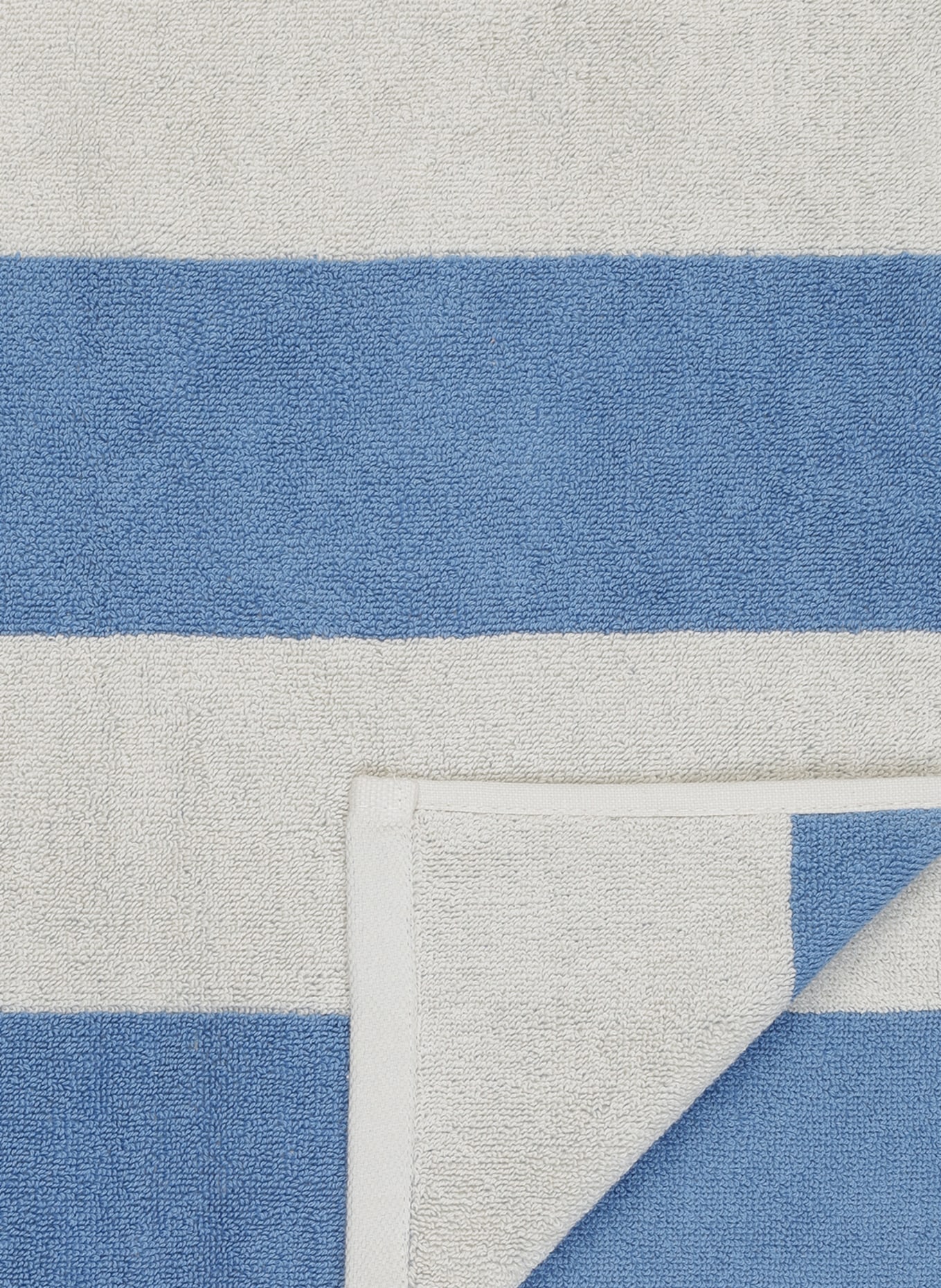 HAY Handtuch FROTTÉ STRIPE, Farbe: HELLBLAU/ WEISS (Bild 3)