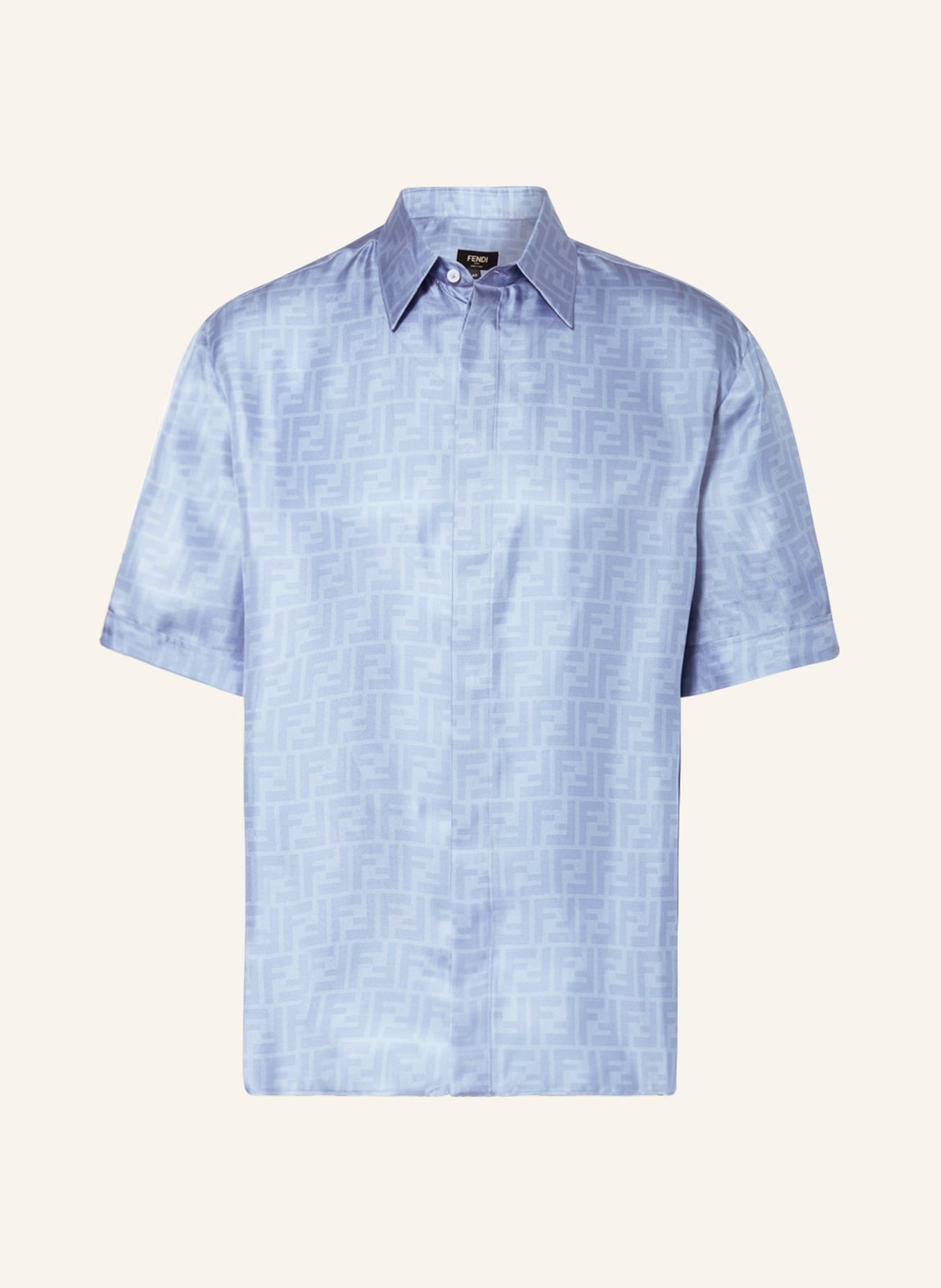 FENDI Seidenhemd Regular Fit, Farbe: HELLBLAU (Bild 1)