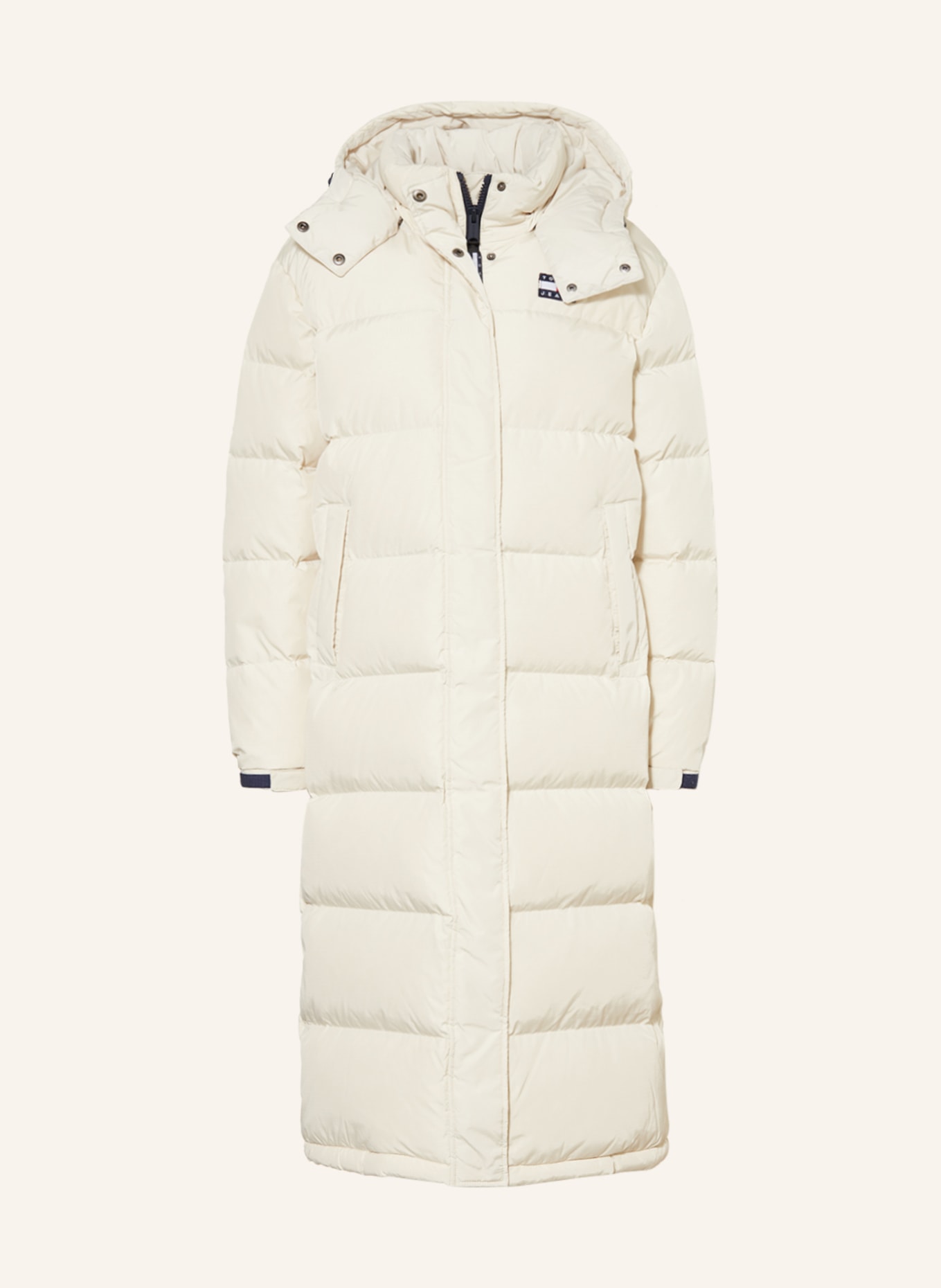 TOMMY JEANS Down jacket with removable hood, Color: CREAM (Image 1)