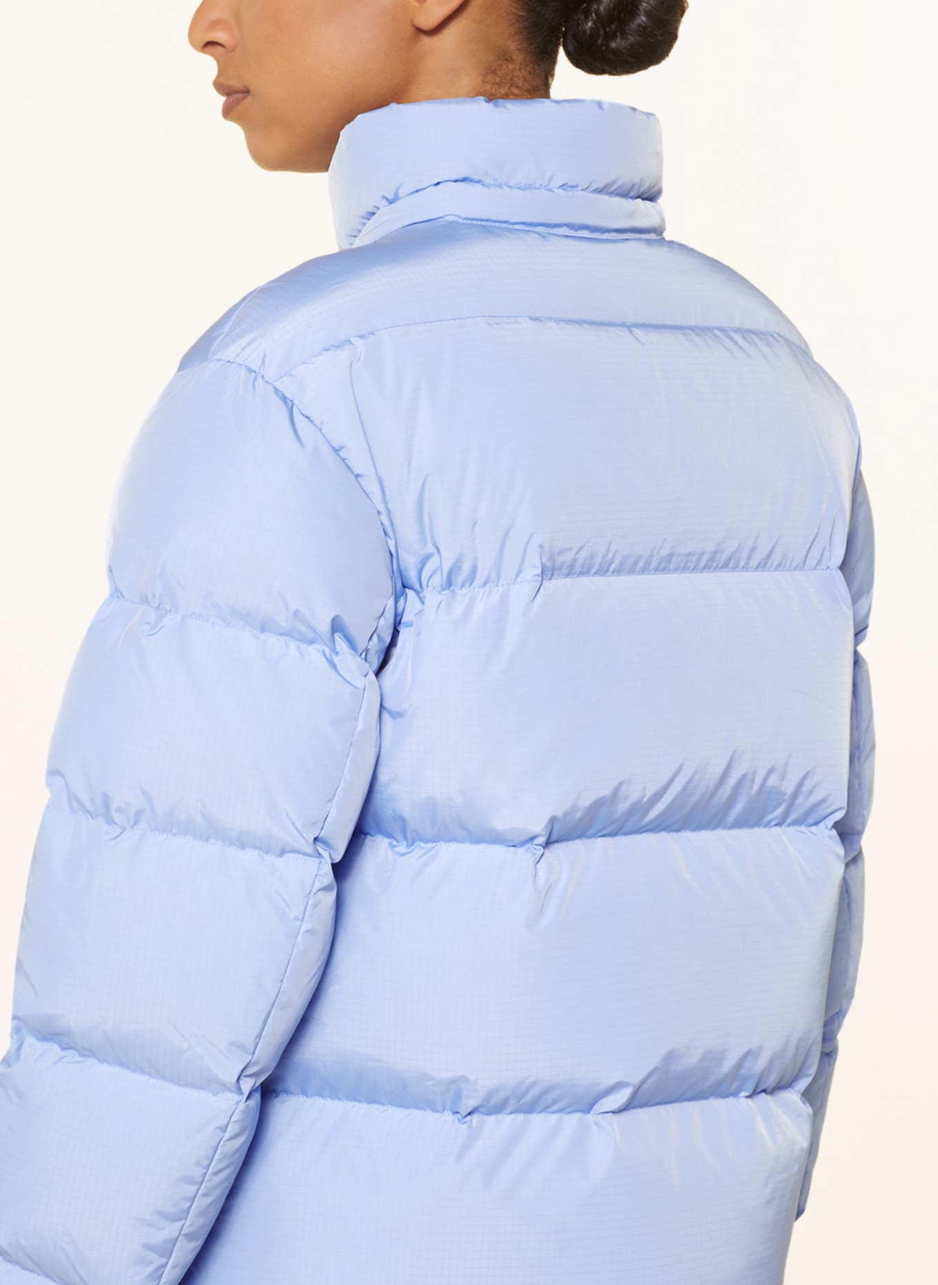 TOMMY JEANS Down jacket with removable hood, Color: LIGHT BLUE (Image 6)
