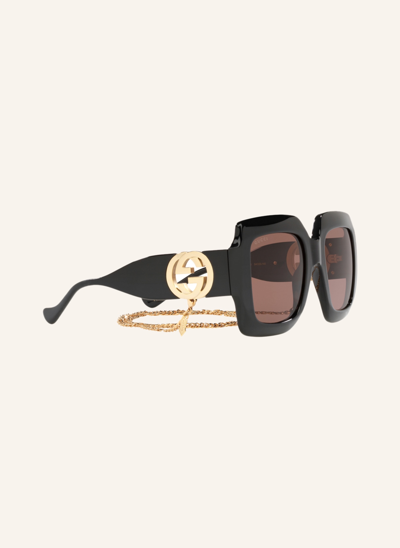 GUCCI Sunglasses GG1022S, Color: 1100D1 - BLACK/ BROWN (Image 3)