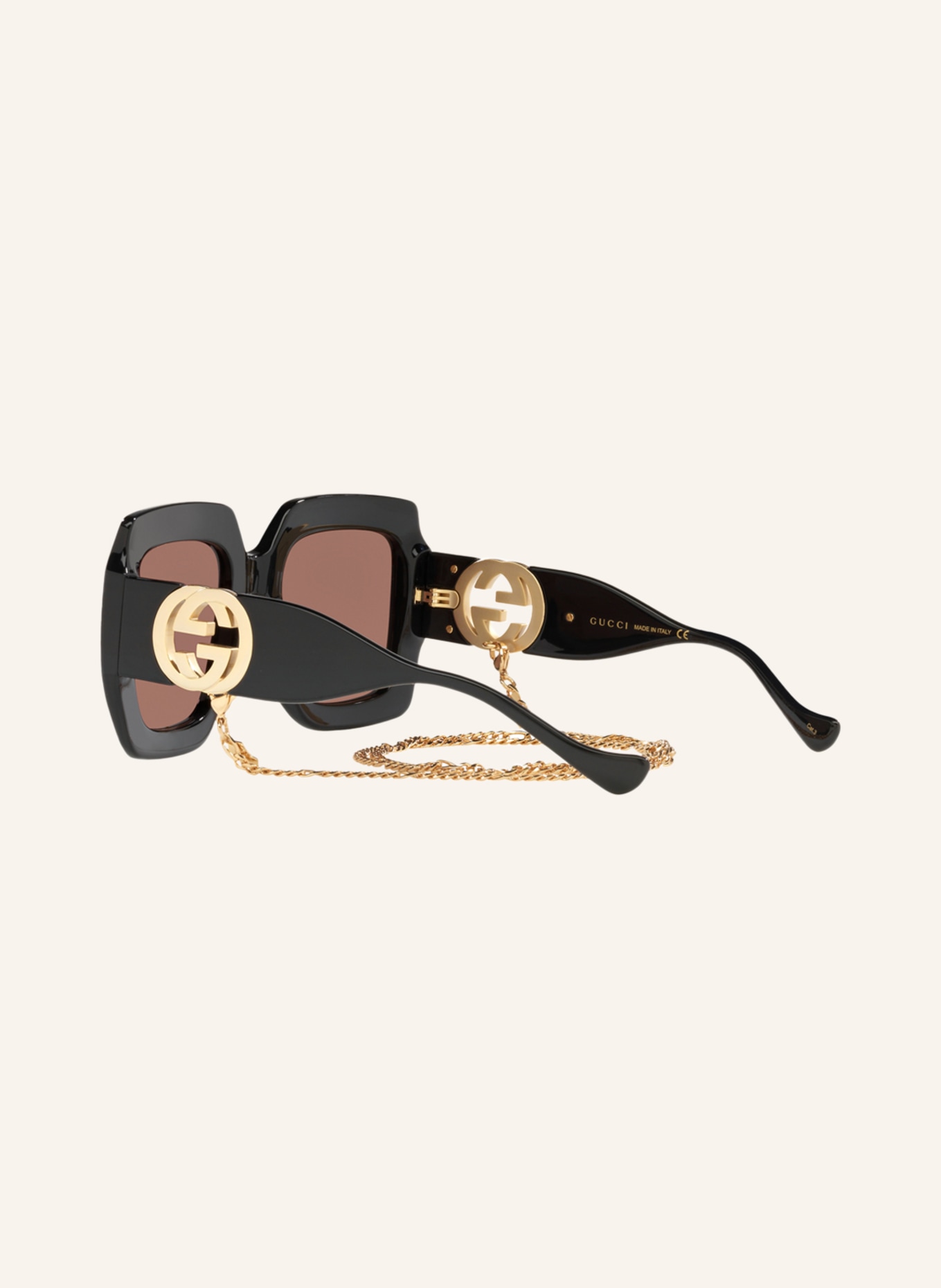 GUCCI Sunglasses GG1022S, Color: 1100D1 - BLACK/ BROWN (Image 4)