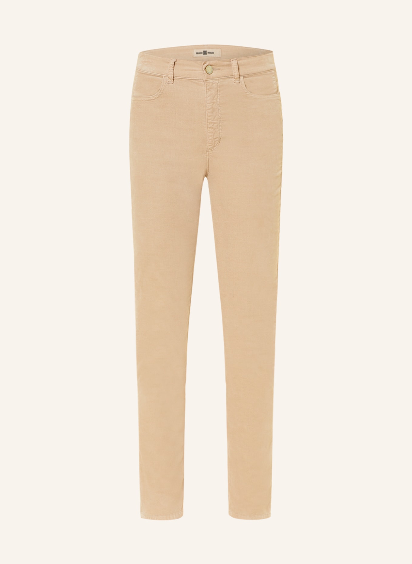 RIANI Velvet pants, Color: BEIGE (Image 1)
