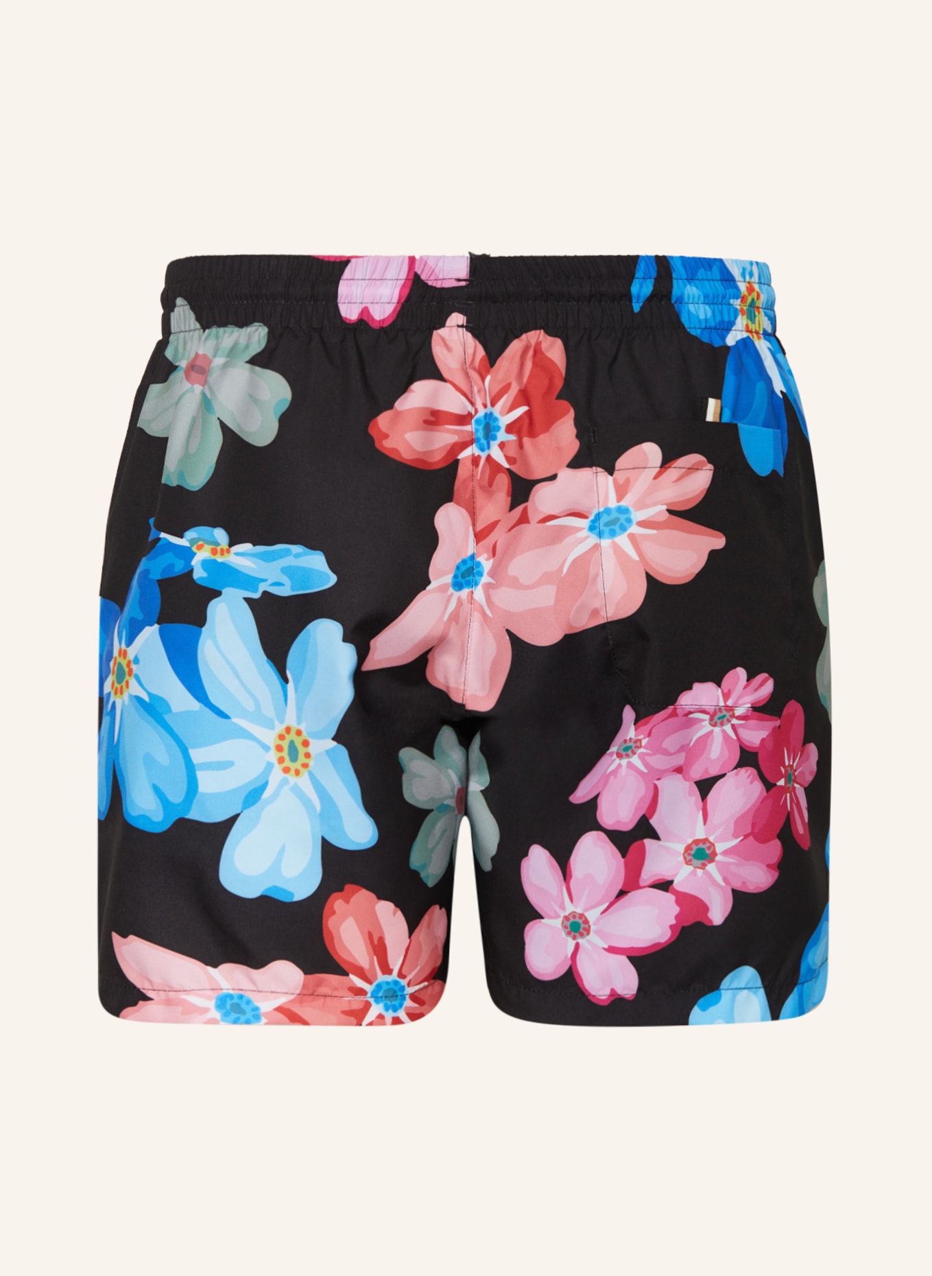 BOSS Swim shorts PIRANHA, Color: BLACK/ PINK/ TURQUOISE (Image 2)