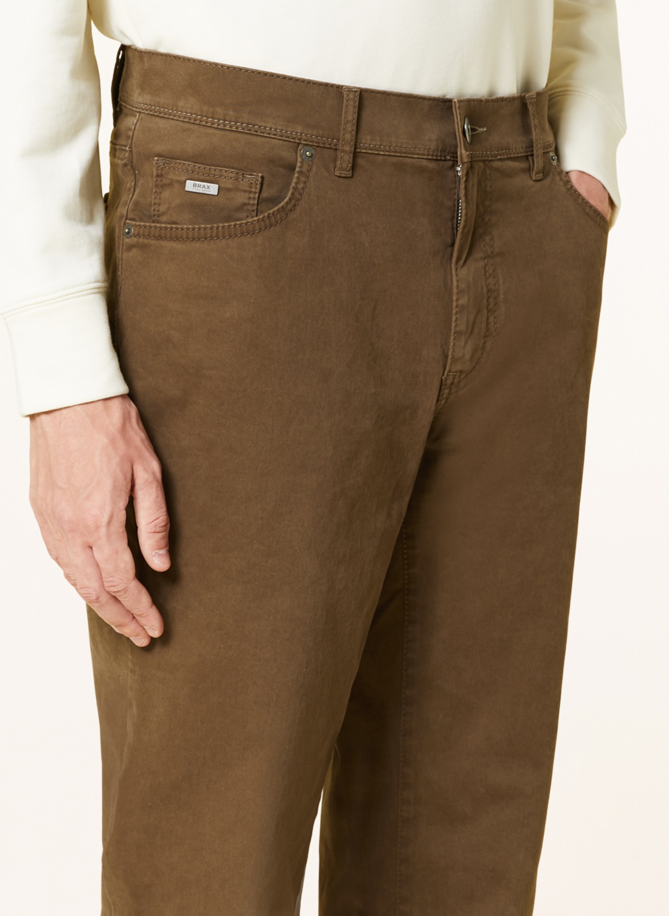 BRAX Jeans CADIZ straight fit , Color: DARK BROWN (Image 5)