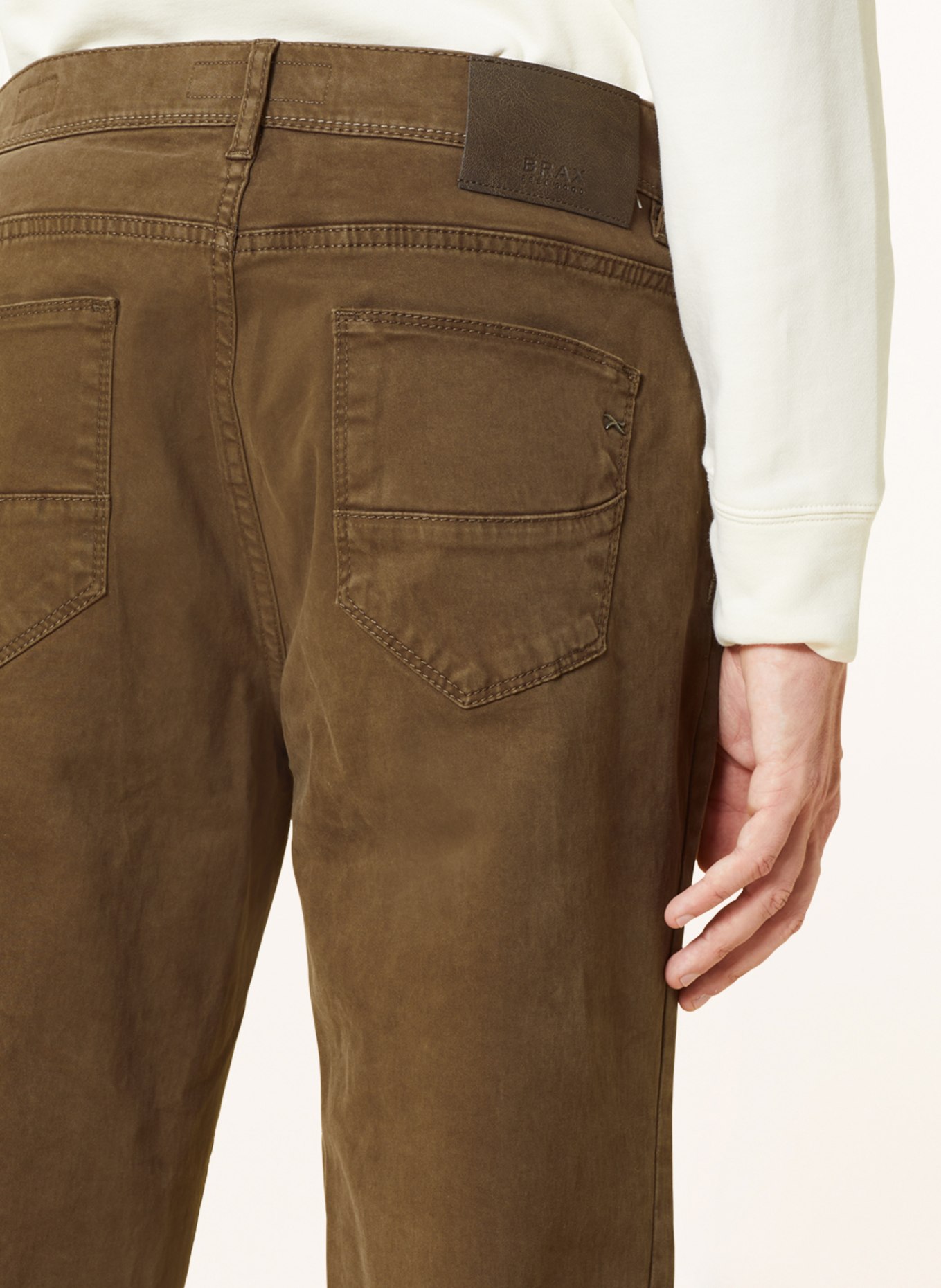 BRAX Jeans CADIZ straight fit , Color: DARK BROWN (Image 6)