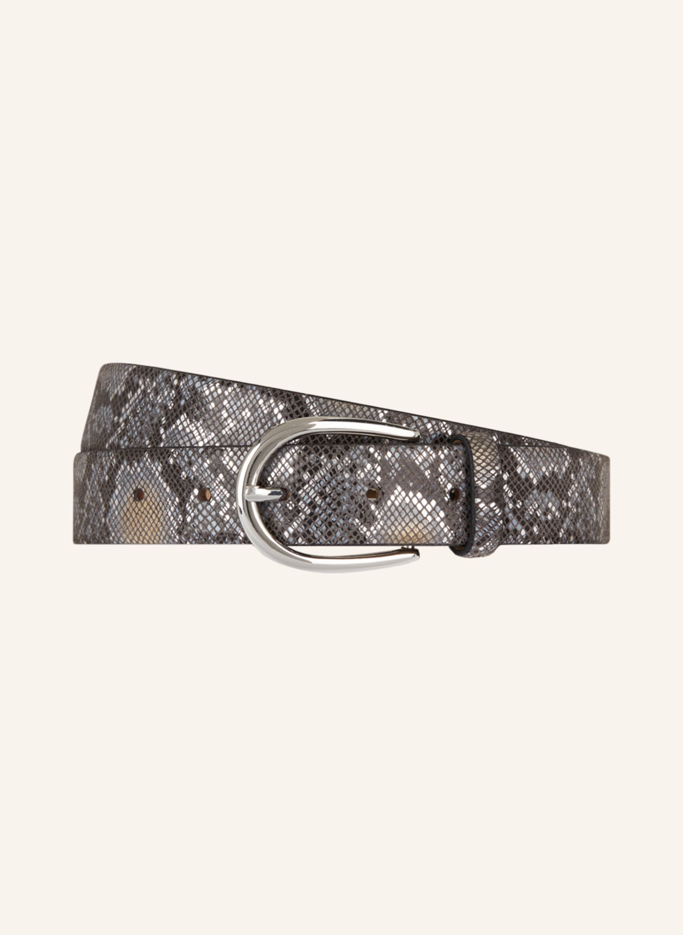 BRAX Leather belt, Color: DARK GRAY (Image 1)