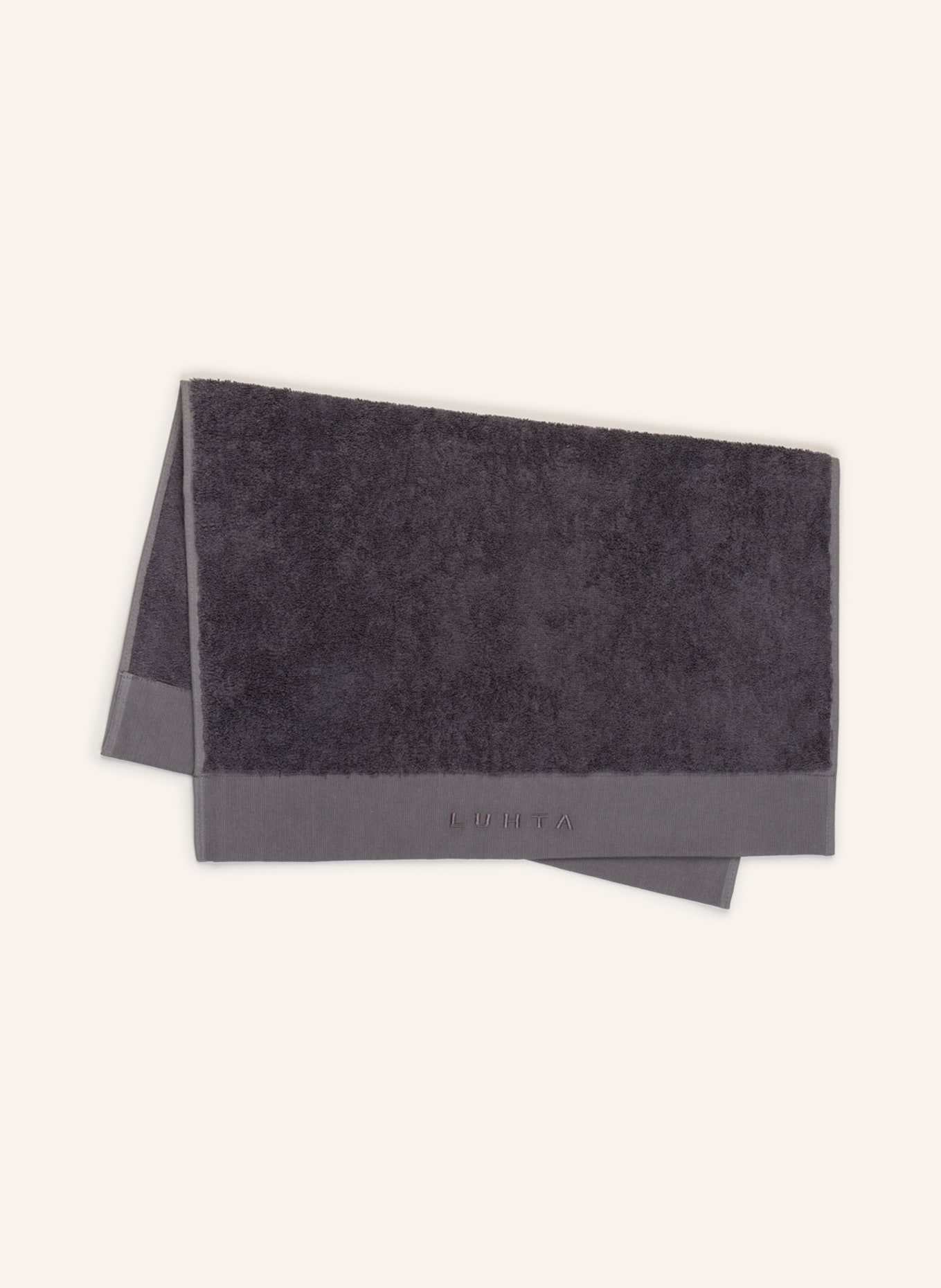 LUHTA HOME Handtuch KAARNA, Farbe: DUNKELGRAU (Bild 2)