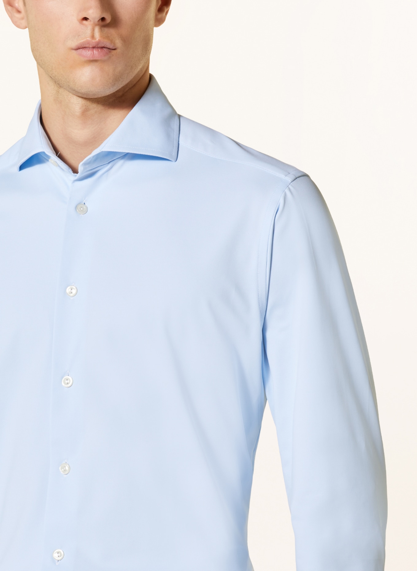 ETON Jersey shirt slim fit , Color: LIGHT BLUE (Image 4)