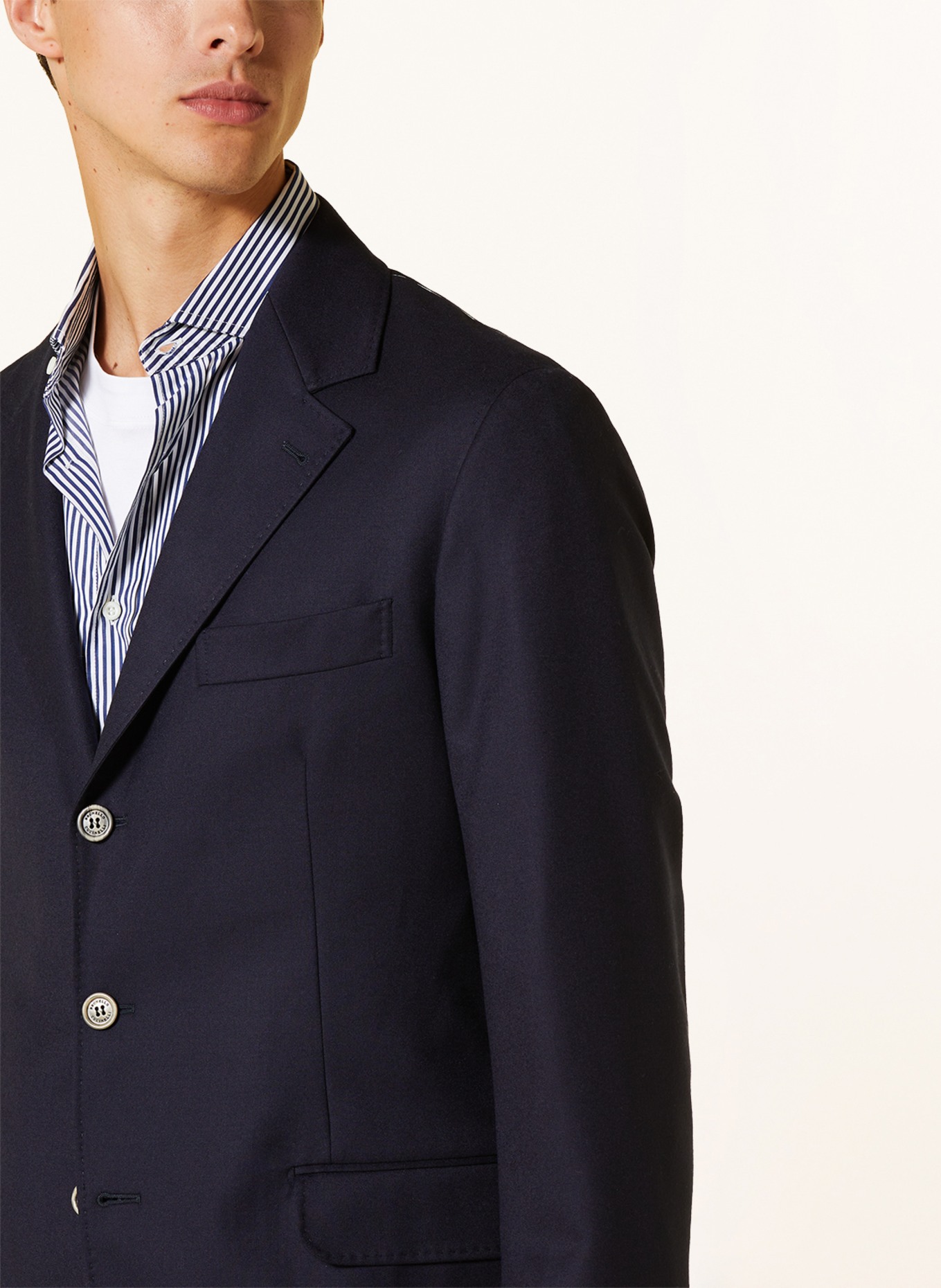 BRUNELLO CUCINELLI Suit jacket extra slim fit, Color: DARK BLUE (Image 5)