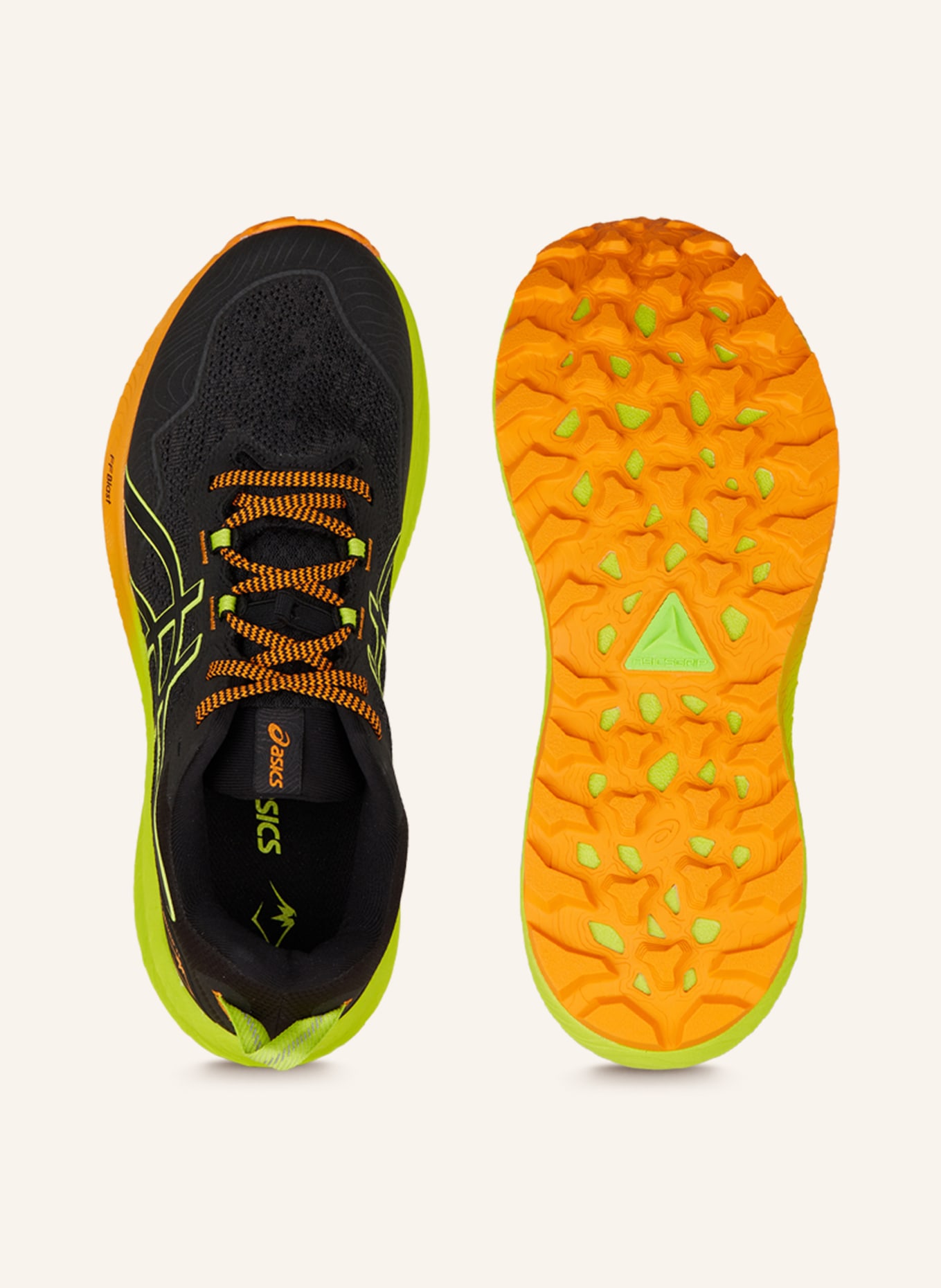 ASICS Trail running shoes GEL-Trabuco™ 11, Color: BLACK/ NEON YELLOW (Image 5)