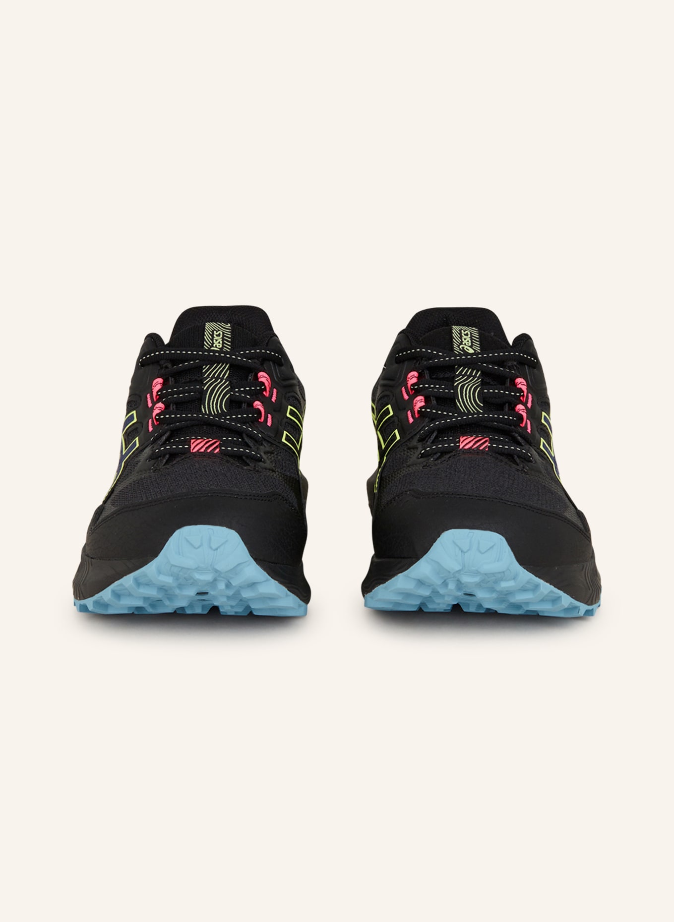 ASICS Trail running shoes GEL-SONOMA 7, Color: BLACK/ DARK BLUE/ YELLOW (Image 3)