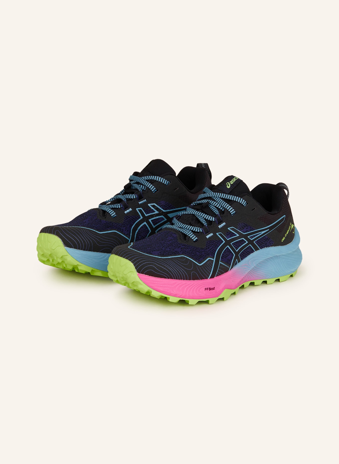 ASICS Trail running shoes GEL-Trabuco™ 11, Color: BLUE/ BLACK (Image 1)