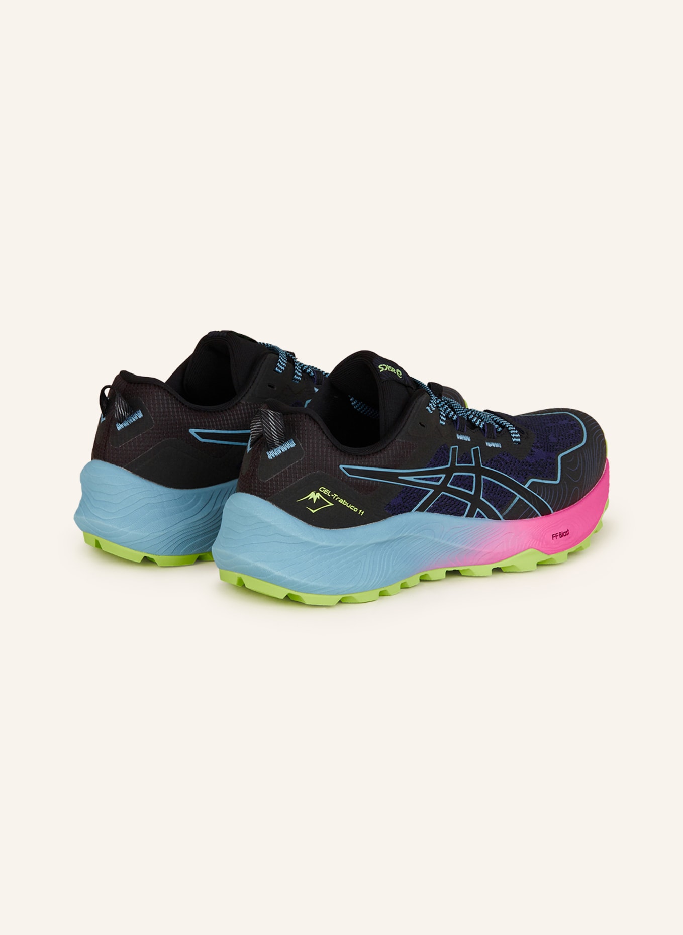 ASICS Trail running shoes GEL-Trabuco™ 11, Color: BLUE/ BLACK (Image 2)