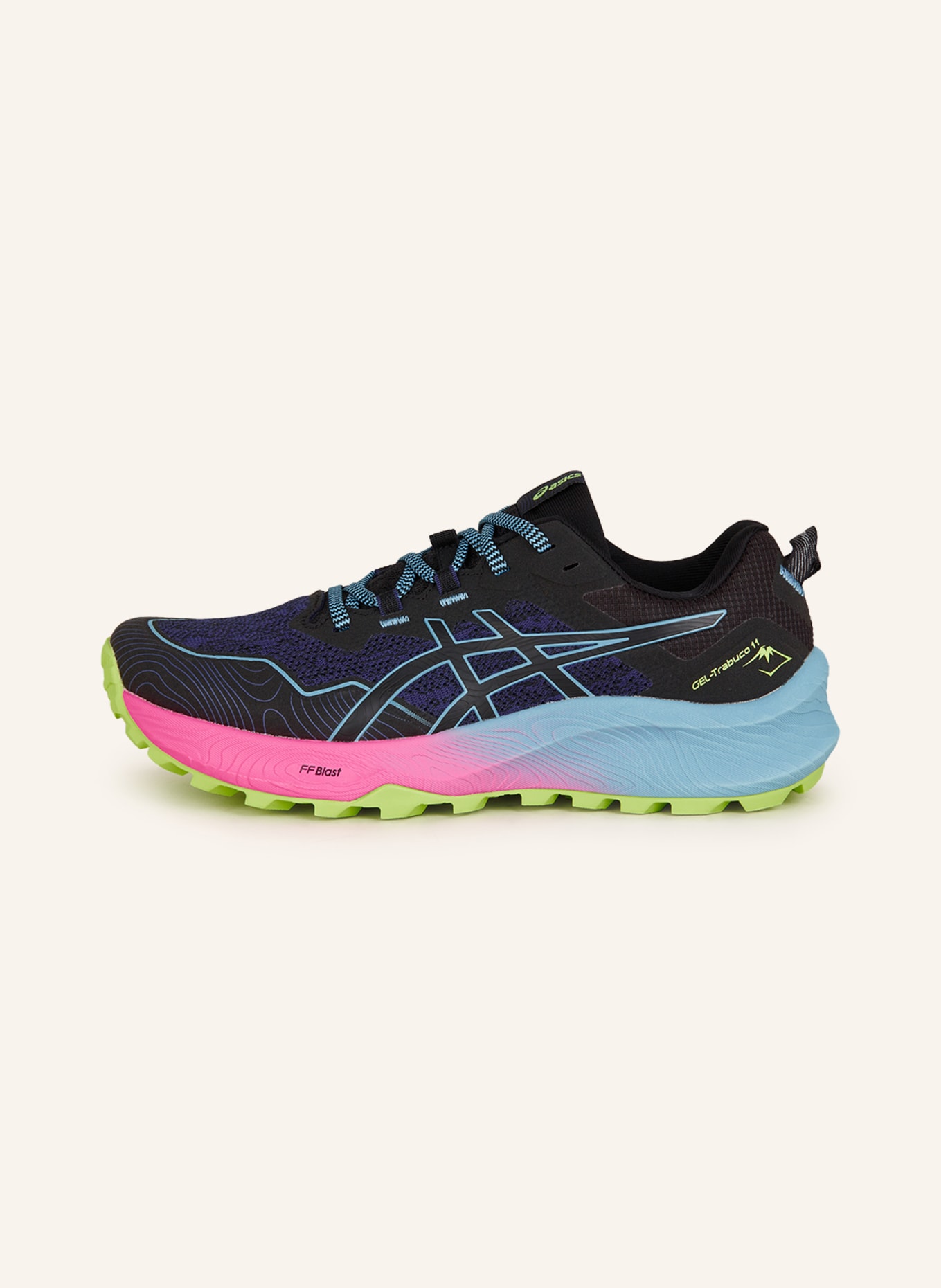 ASICS Trail running shoes GEL-Trabuco™ 11, Color: BLUE/ BLACK (Image 4)