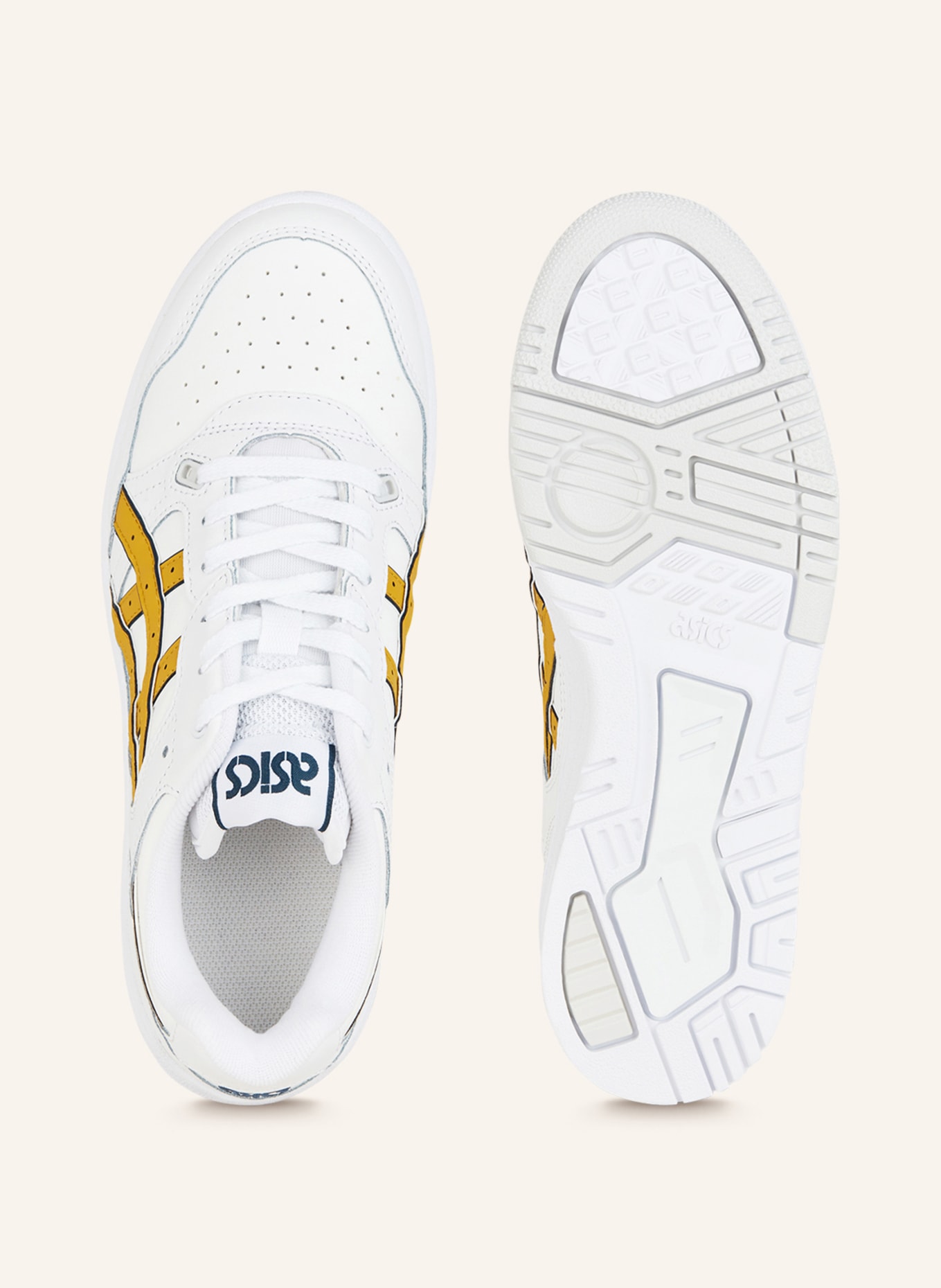 ASICS Sneakers EX89, Color: WHITE/ DARK YELLOW (Image 5)