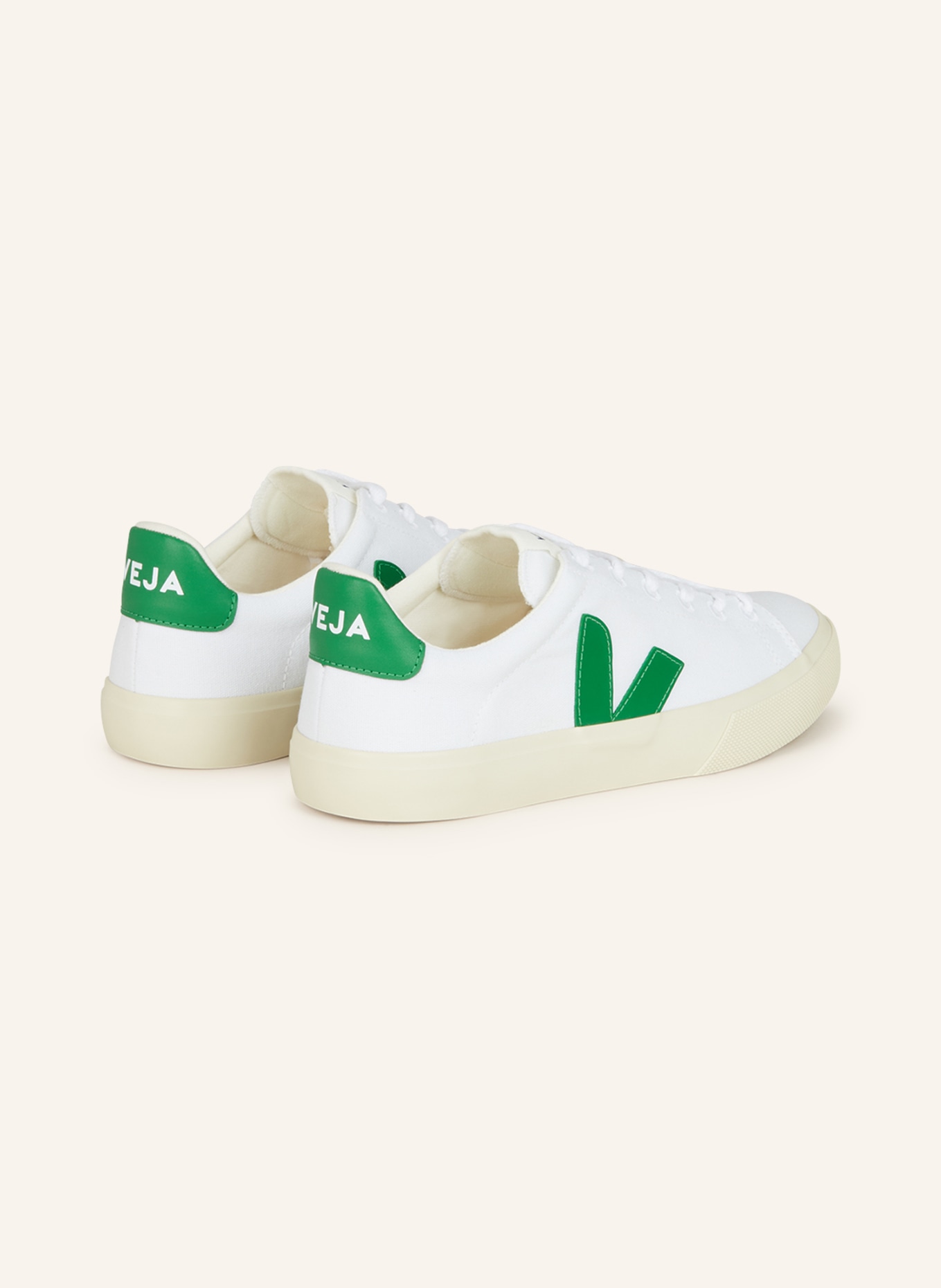 VEJA Sneakers CAMPO CA, Color: WHITE/ GREEN (Image 2)