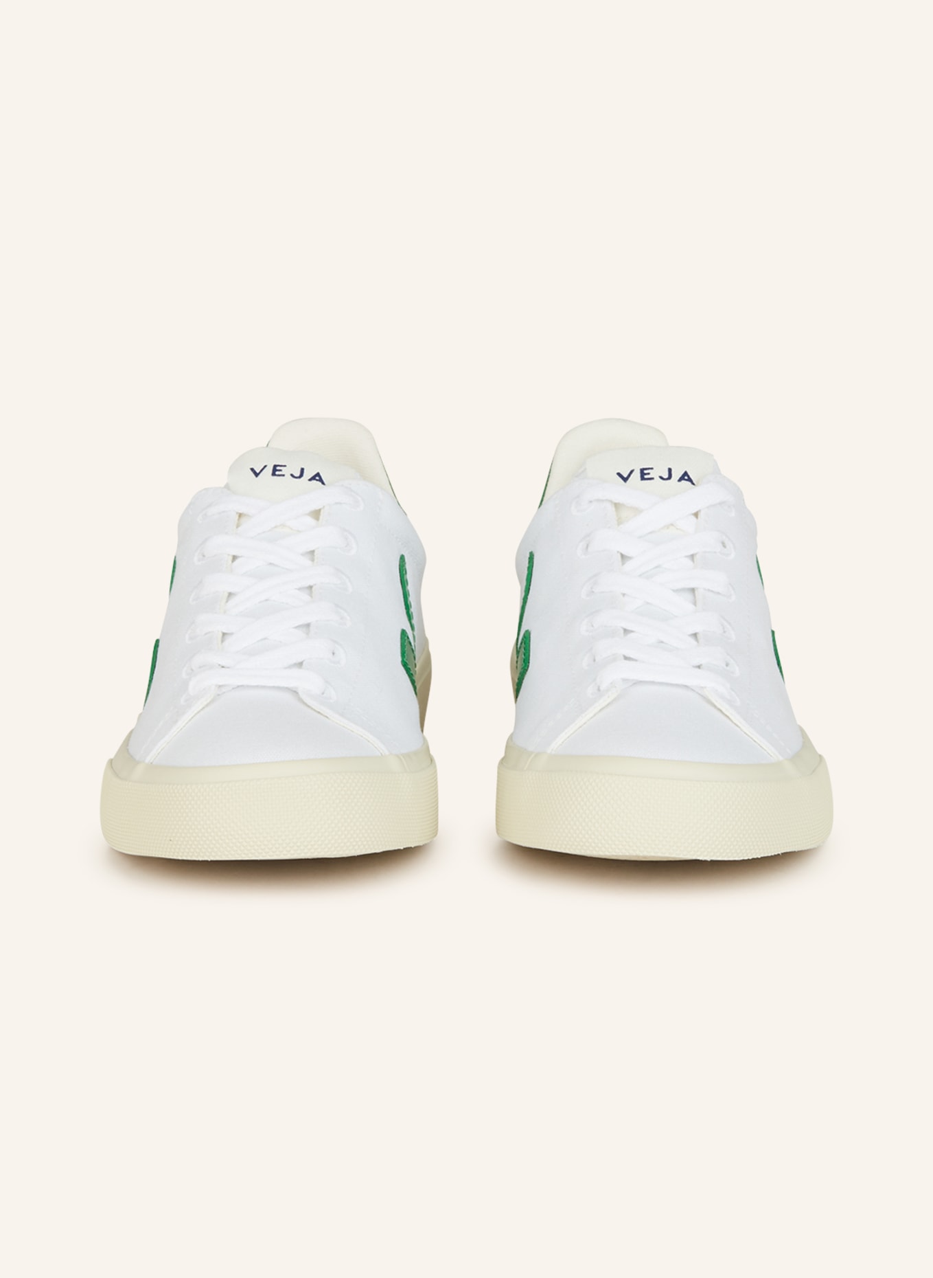 VEJA Sneakers CAMPO CA, Color: WHITE/ GREEN (Image 3)