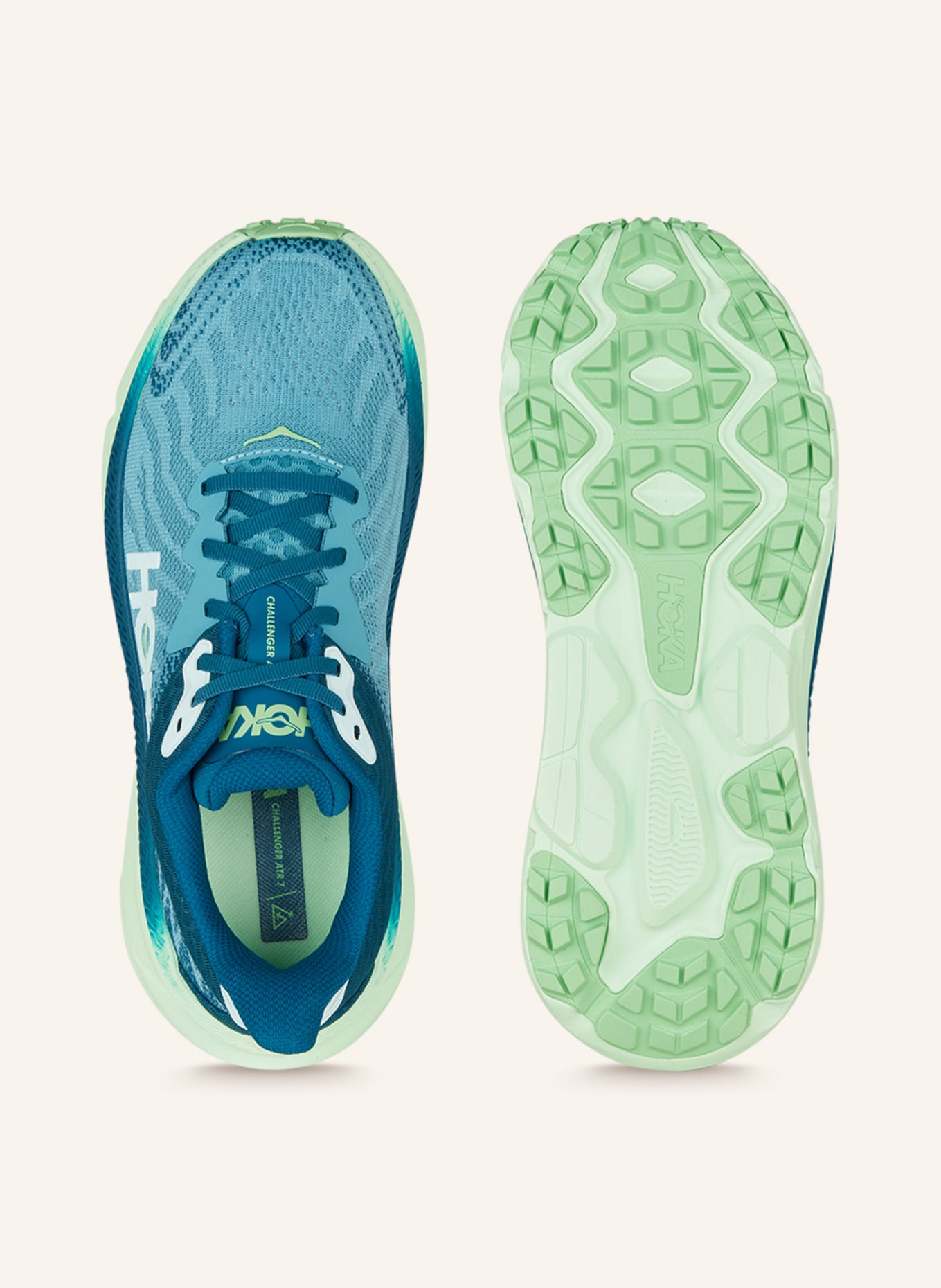 HOKA Trailrunning-Schuhe CHALLENGER 7, Farbe: BLAU/ TÜRKIS (Bild 5)