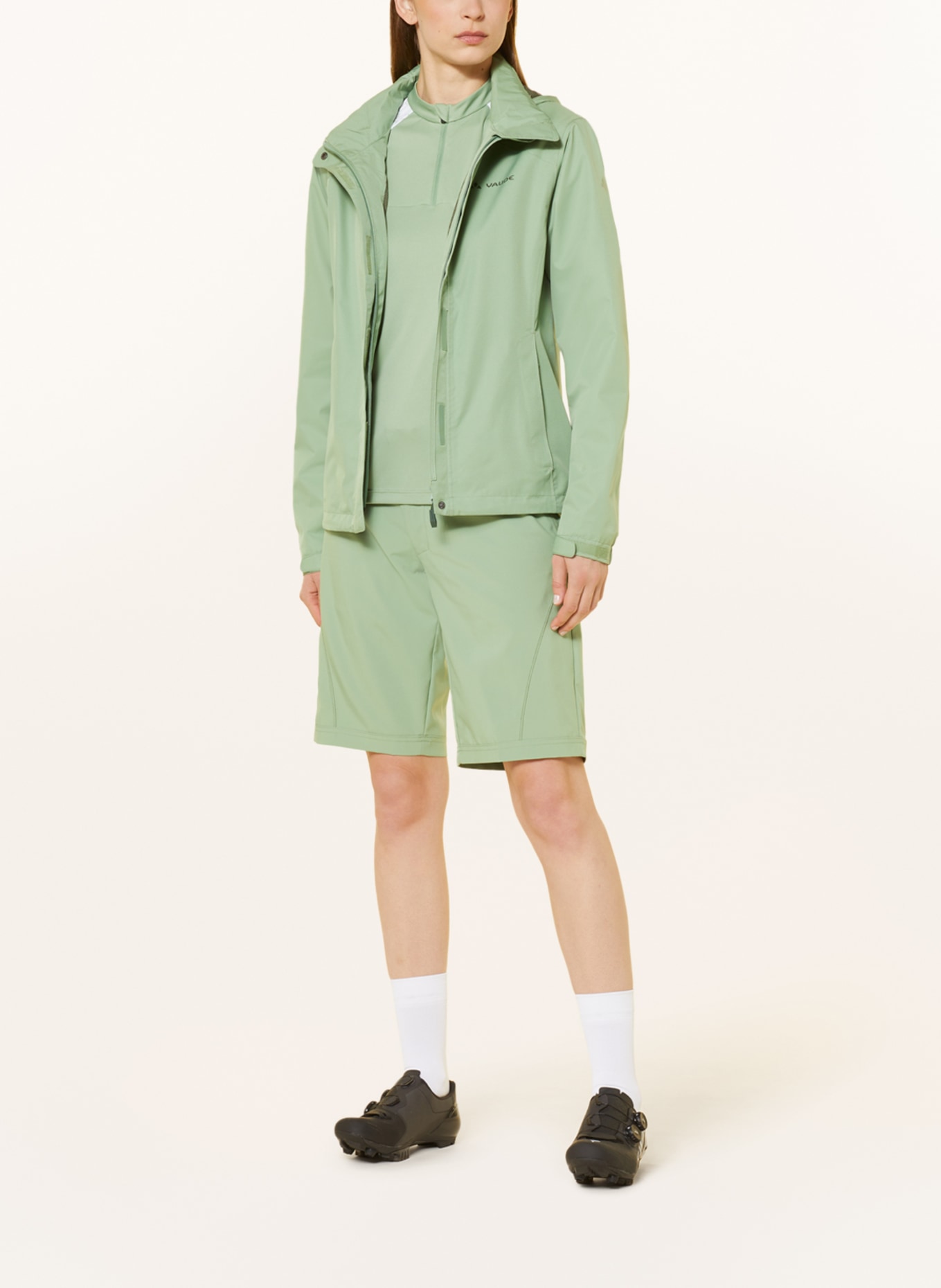 VAUDE Cycling jacket ESCAPE, Color: LIGHT GREEN (Image 2)