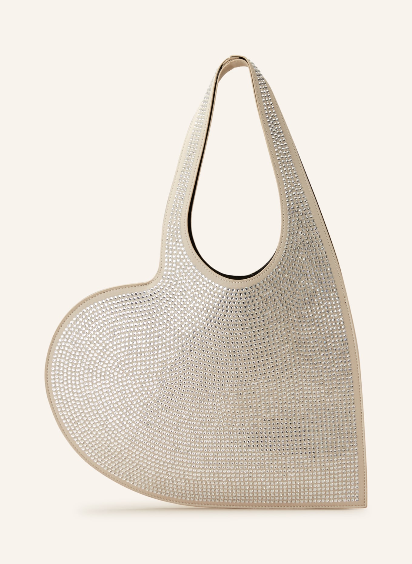 coperni Handbag MINI HEART, Color: BEIGE/ SILVER (Image 1)