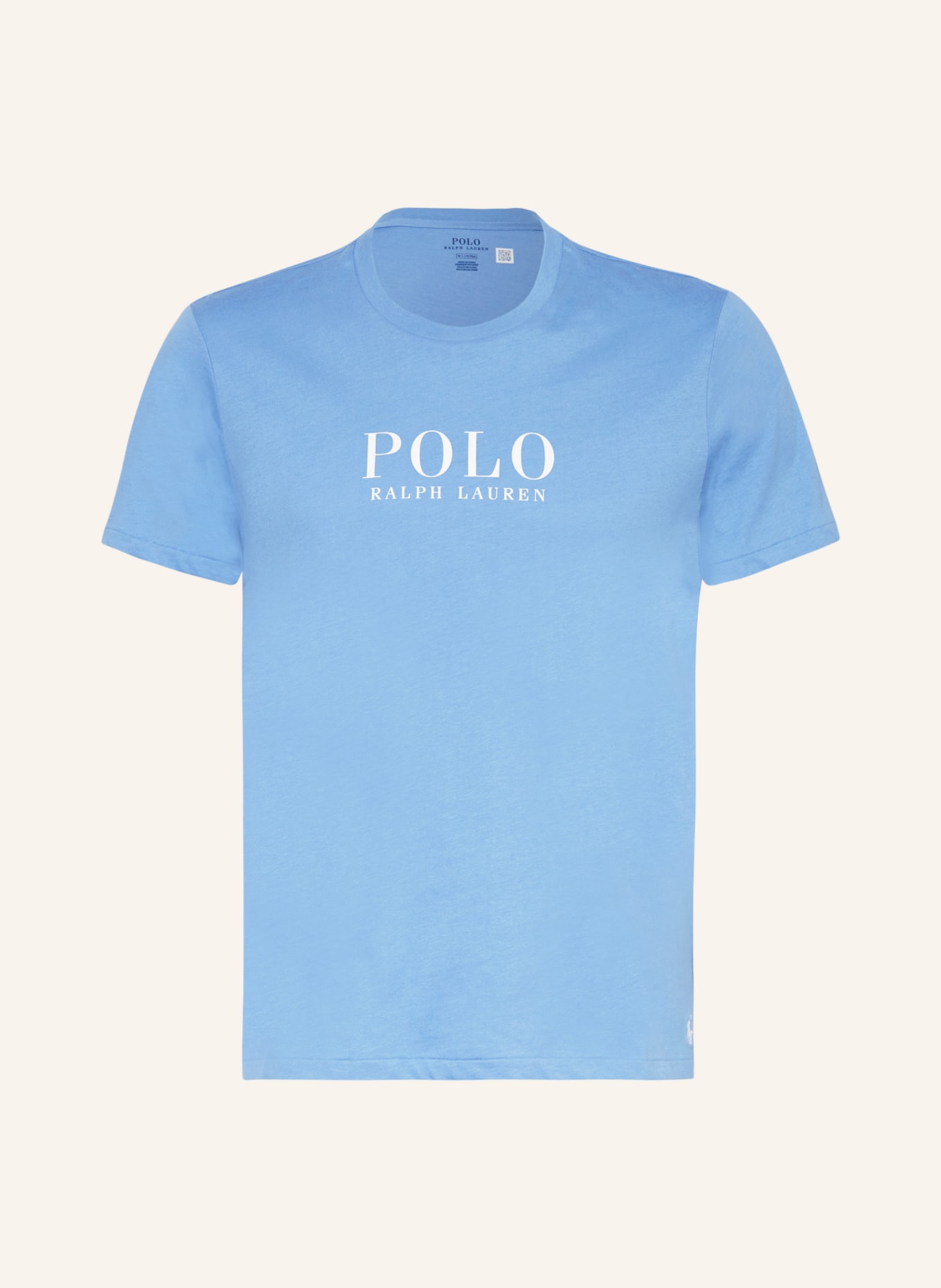 POLO RALPH LAUREN Lounge-Shirt, Farbe: HELLBLAU/ WEISS (Bild 1)