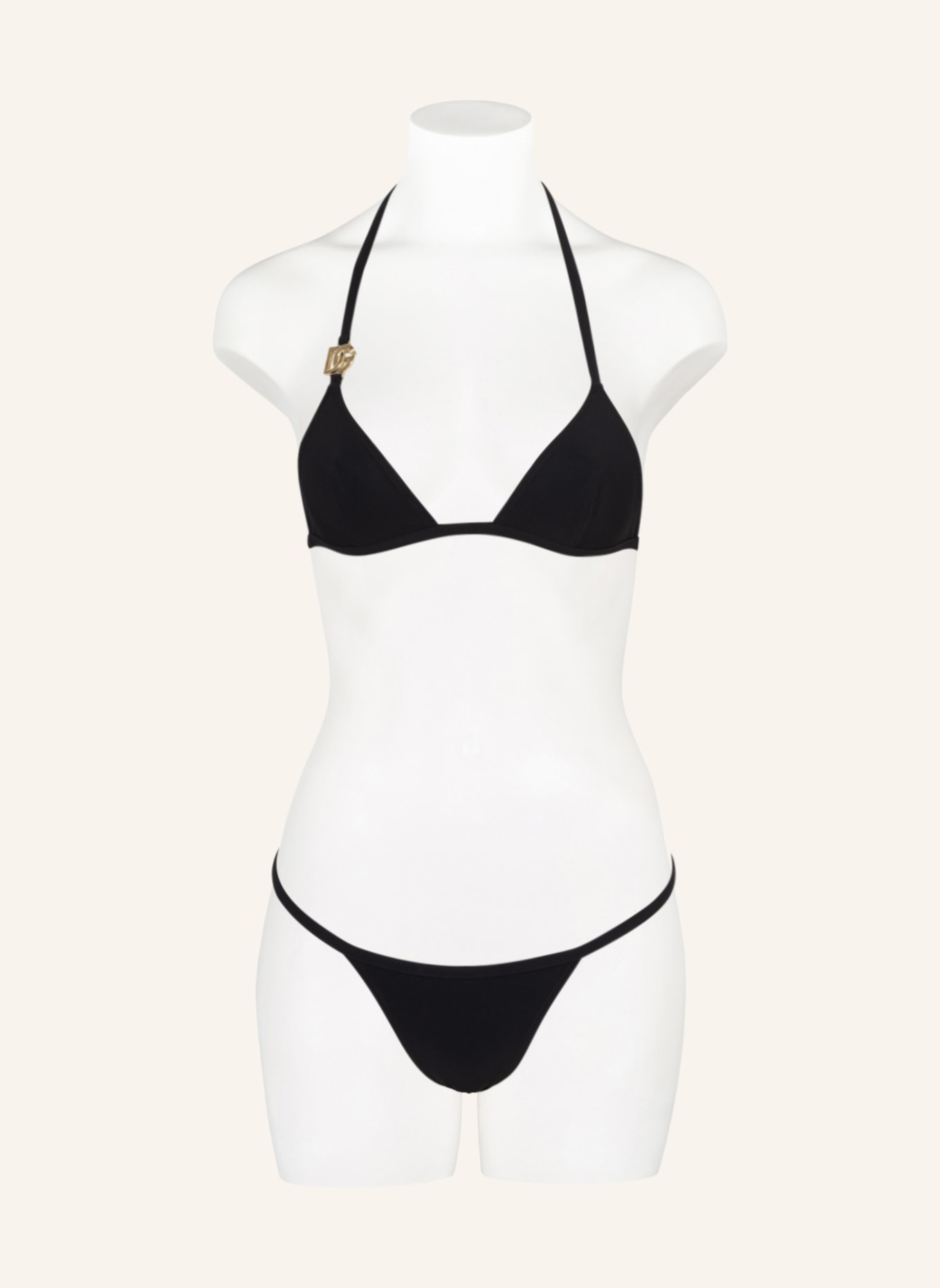 DOLCE & GABBANA Triangle bikini , Color: BLACK (Image 2)