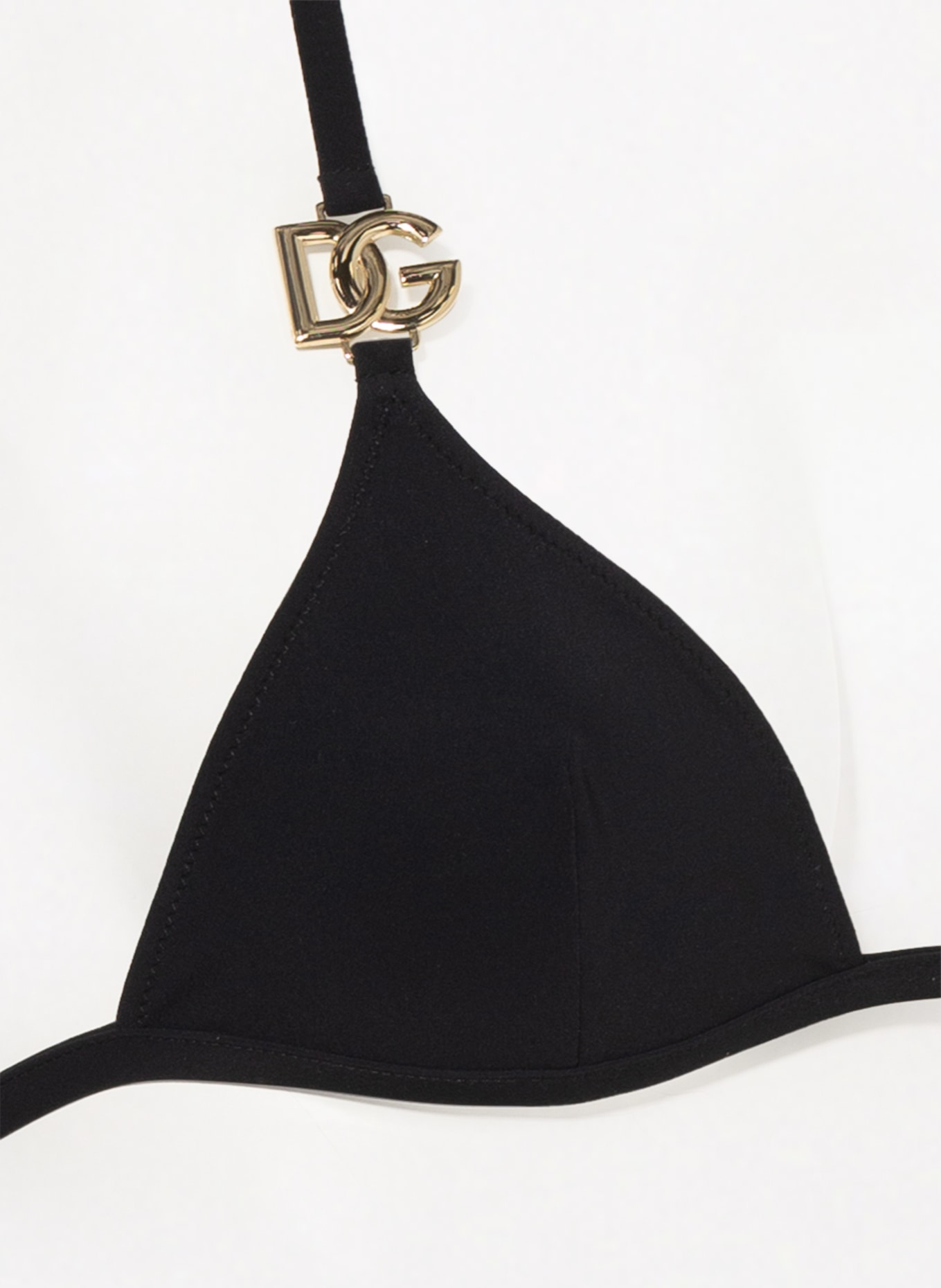 DOLCE & GABBANA Triangle bikini , Color: BLACK (Image 4)