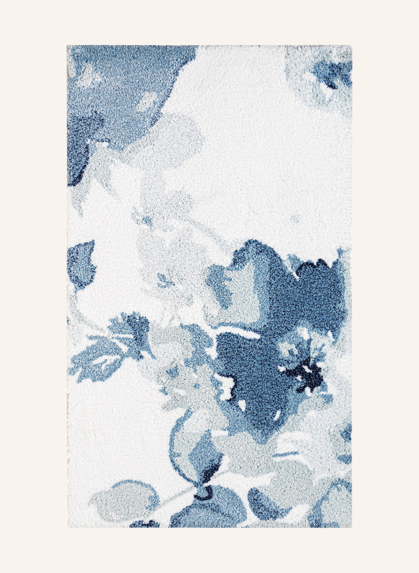 Graccioza Bath towel BELLA, Color: WHITE/ BLUE (Image 1)