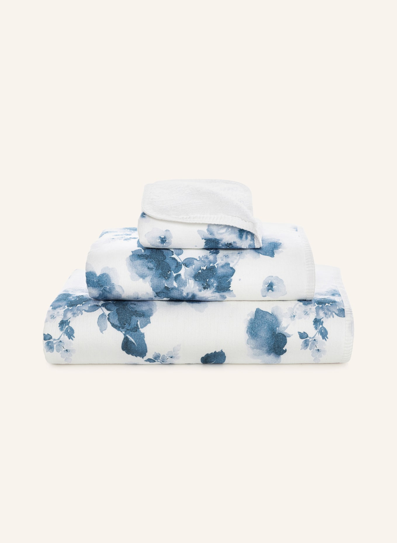Graccioza Bath towel BELLA, Color: WHITE/ BLUE (Image 4)