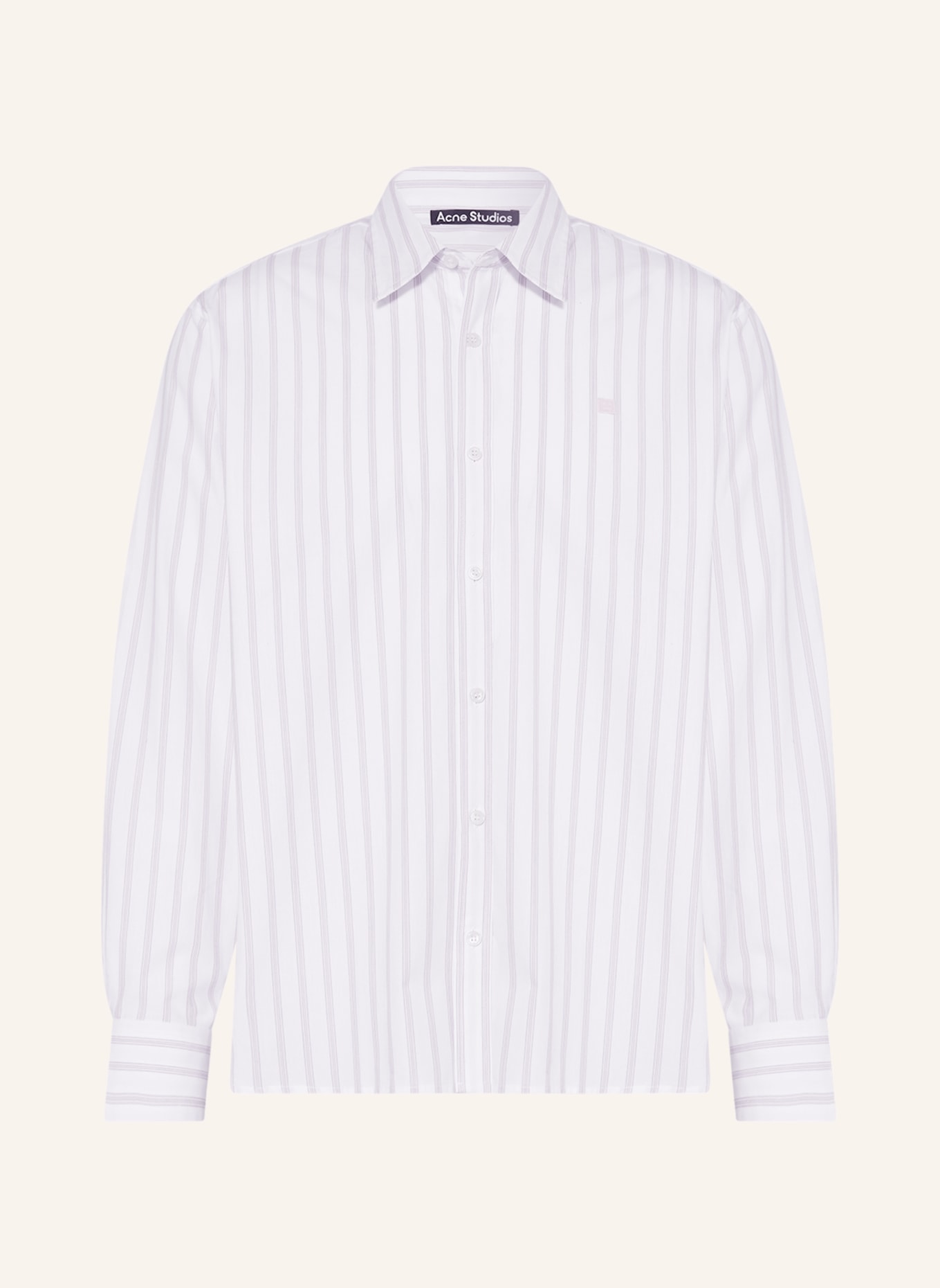 Acne Studios Shirt relaxed fit, Color: WHITE/ PINK (Image 1)