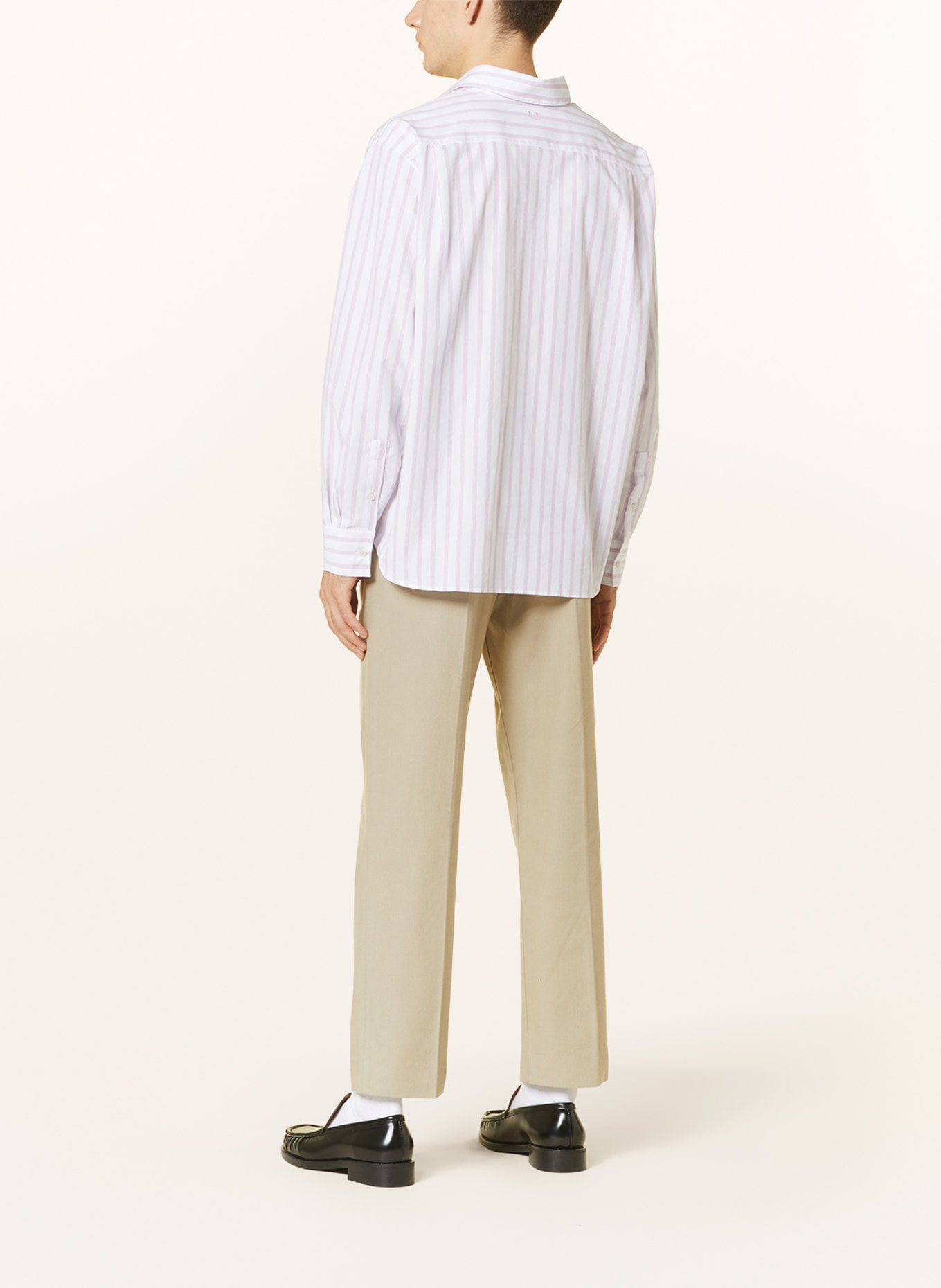 Acne Studios Shirt relaxed fit, Color: WHITE/ PINK (Image 3)
