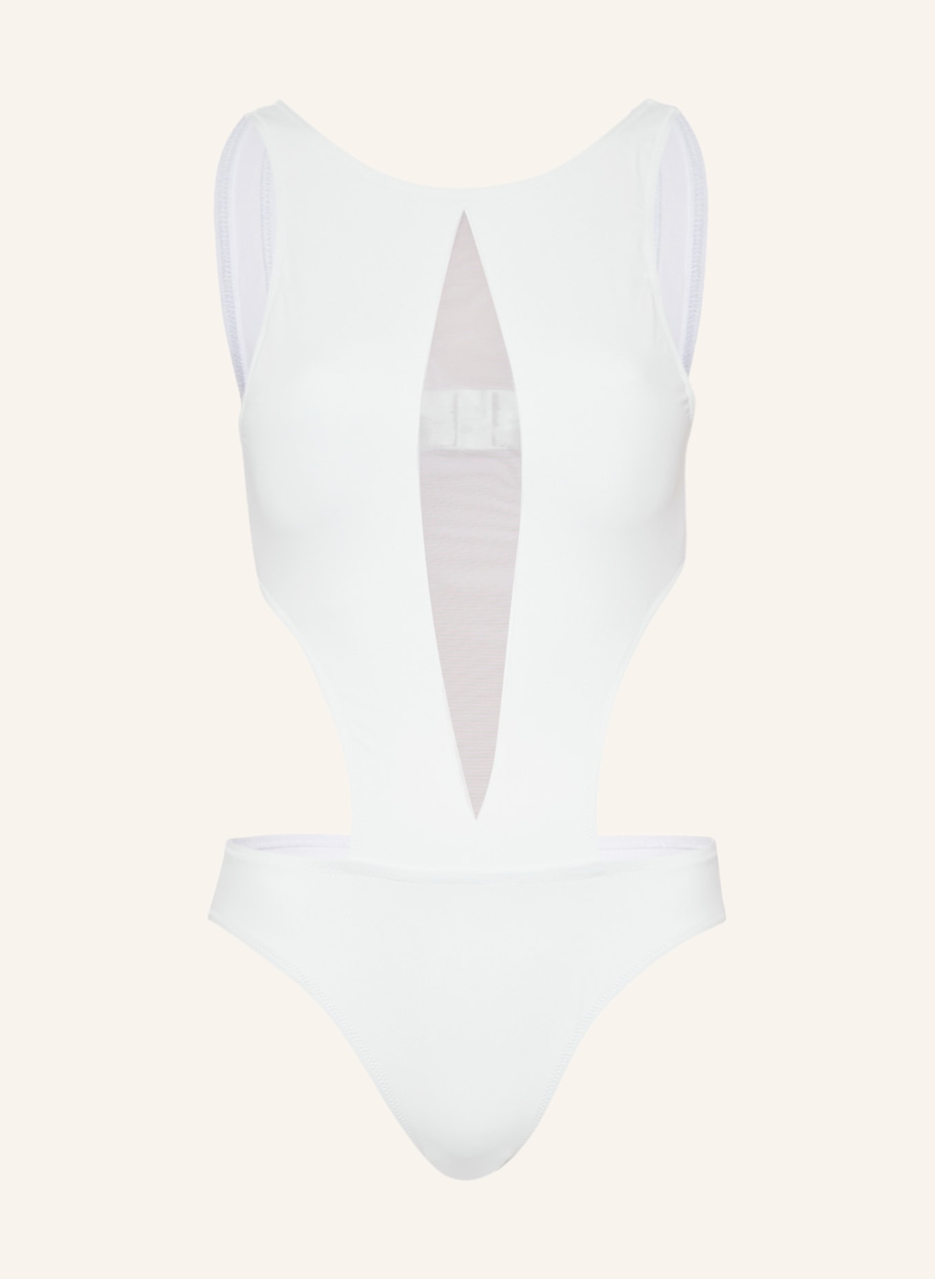 VILEBREQUIN High-neck swimsuit LENORA, Color: WHITE (Image 1)