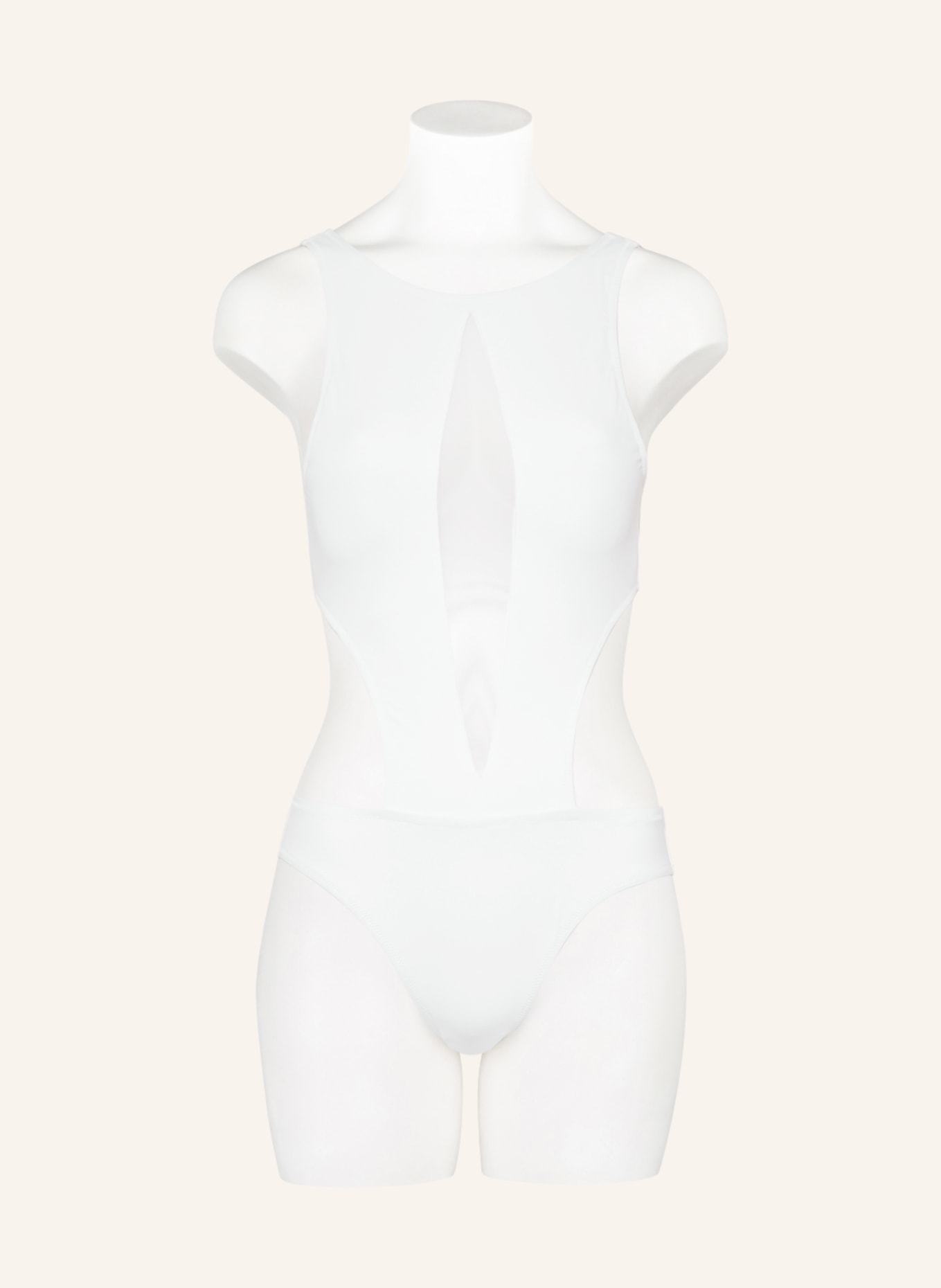 VILEBREQUIN High-neck swimsuit LENORA, Color: WHITE (Image 2)