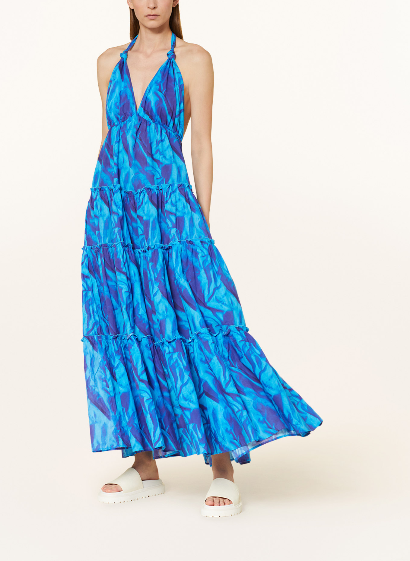 VILEBREQUIN Beach dress LUNA, Color: NEON BLUE/ BLUE (Image 5)