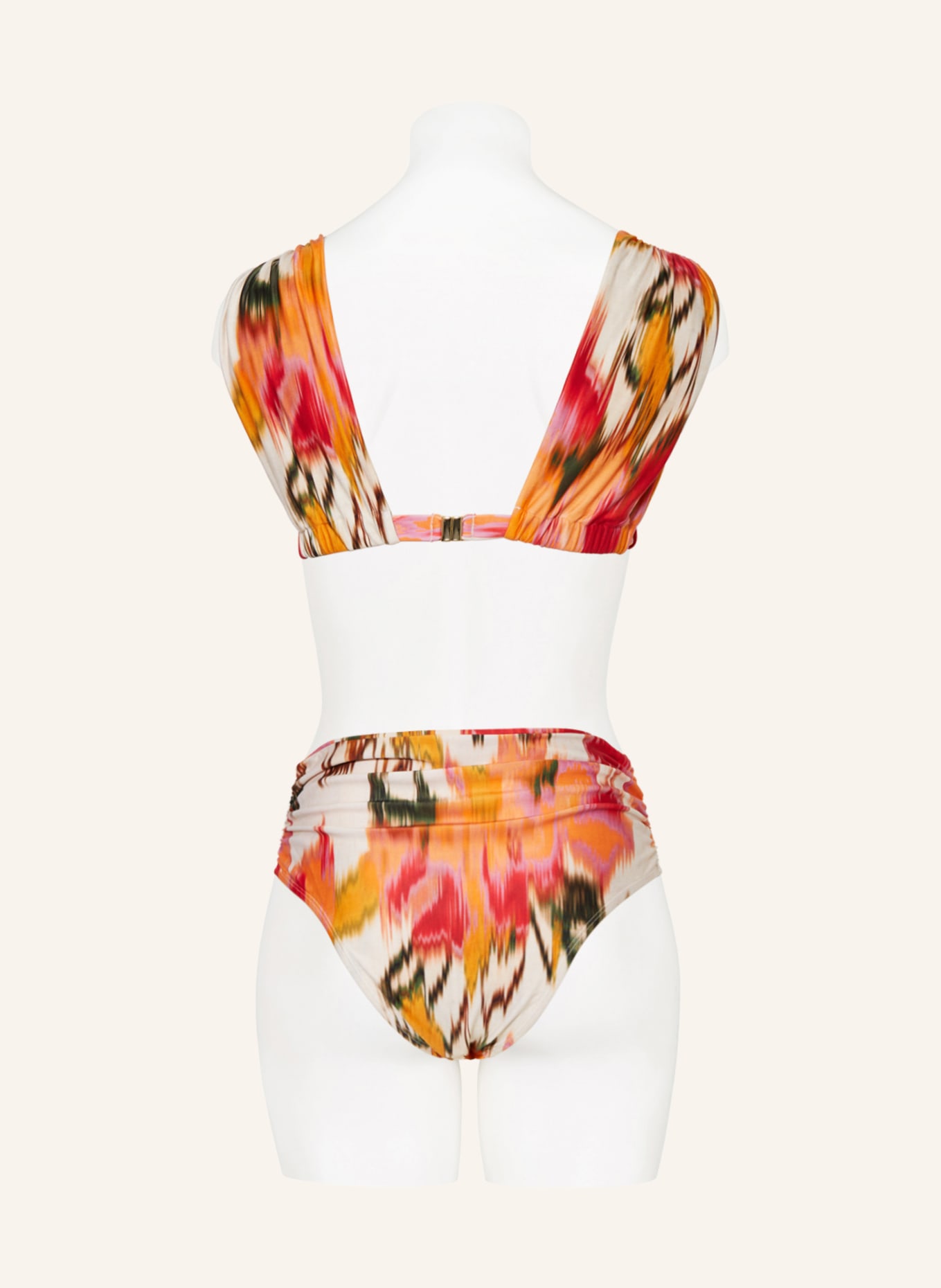 LENNY NIEMEYER Bralette bikini, Color: ORANGE/ RED/ CREAM (Image 3)