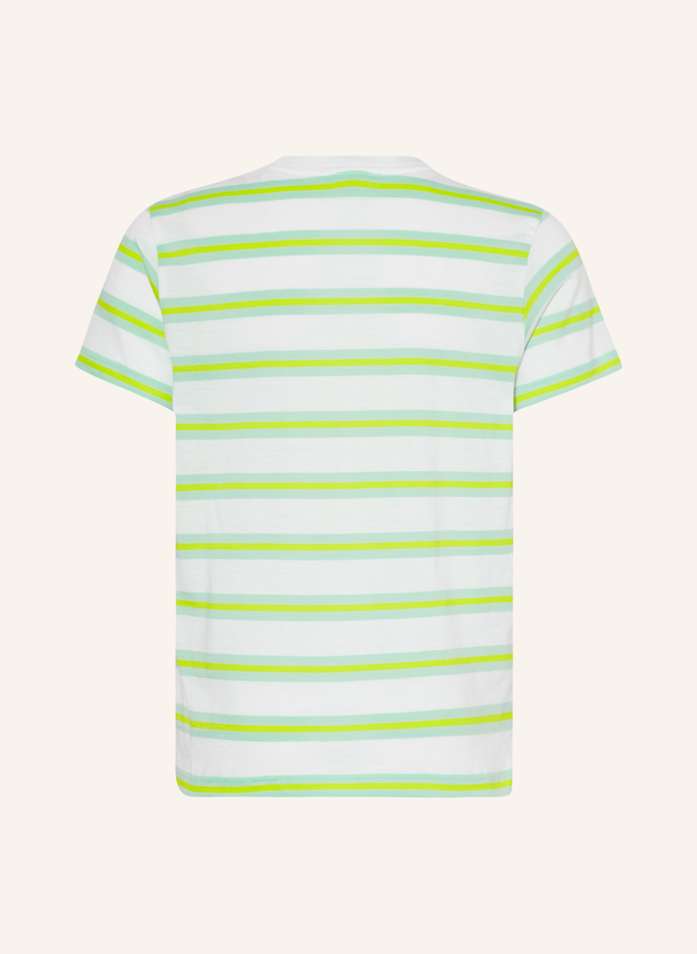LACOSTE T-Shirt, Farbe: WEISS/ MINT/ GELB (Bild 2)
