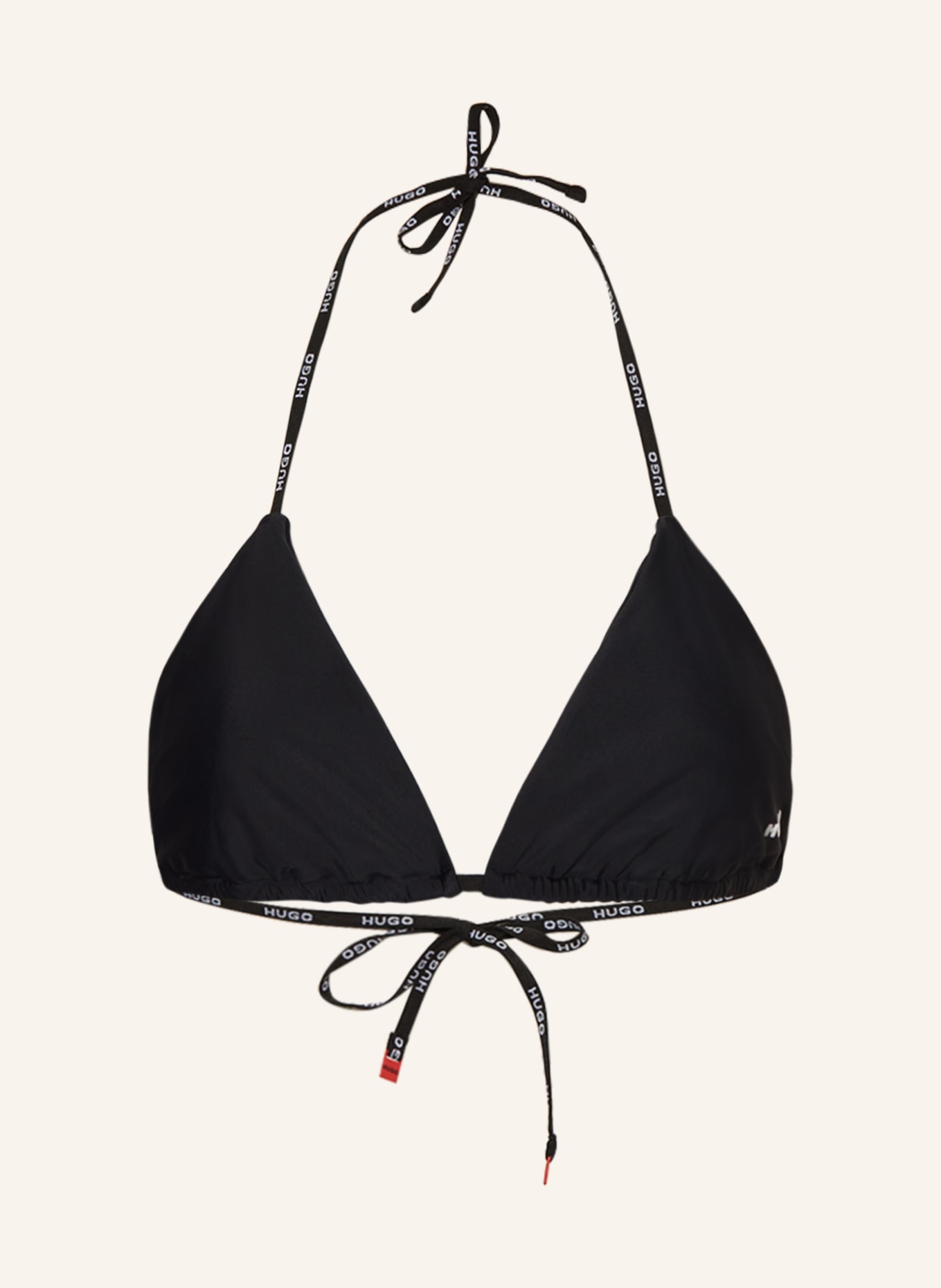 HUGO Triangle bikini top PURE, Color: BLACK (Image 1)