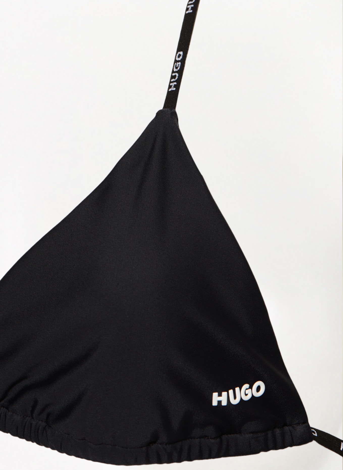 HUGO PURE schwarz Triangel-Bikini-Top in