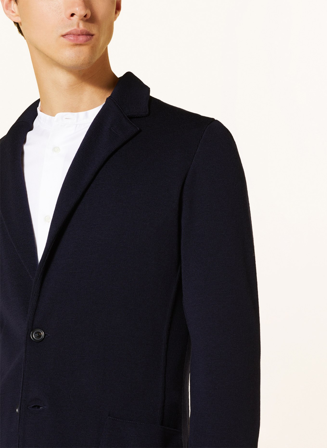 LARDINI Knit blazer extra slim fit, Color: DARK BLUE (Image 5)