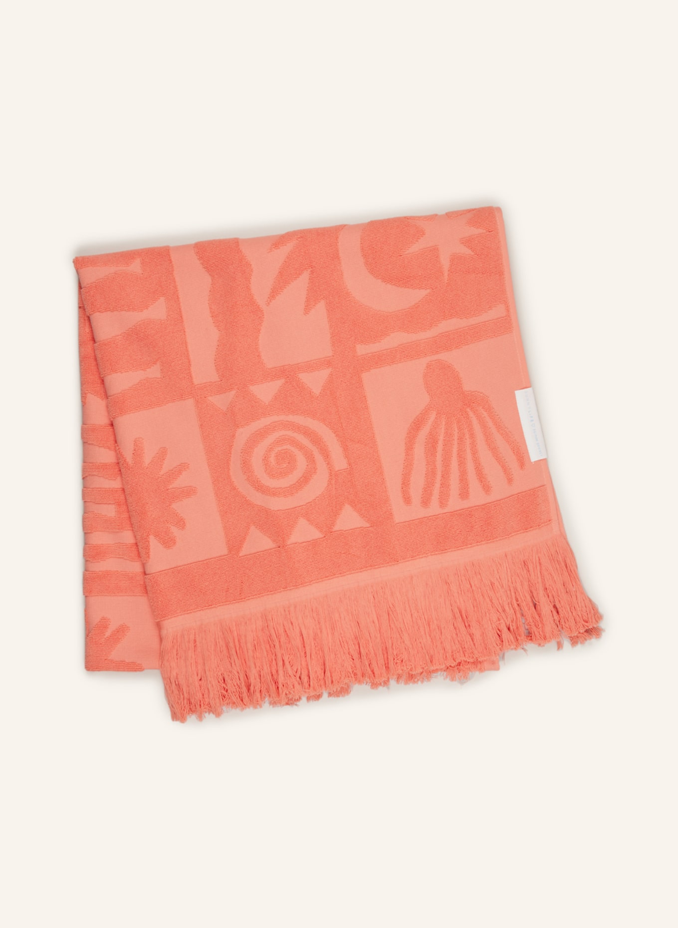 SUNNYLIFE Ręcznik plażowy, Kolor: ŁOSOSIOWY (Obrazek 2)