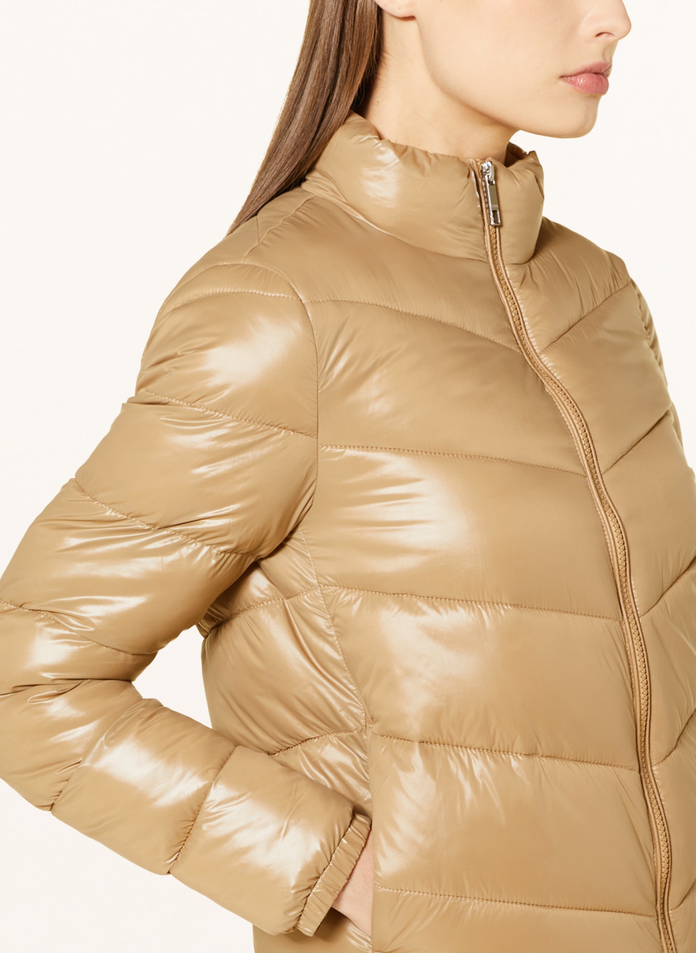 BOSS Quilted jacket PALISARA, Color: BEIGE (Image 4)