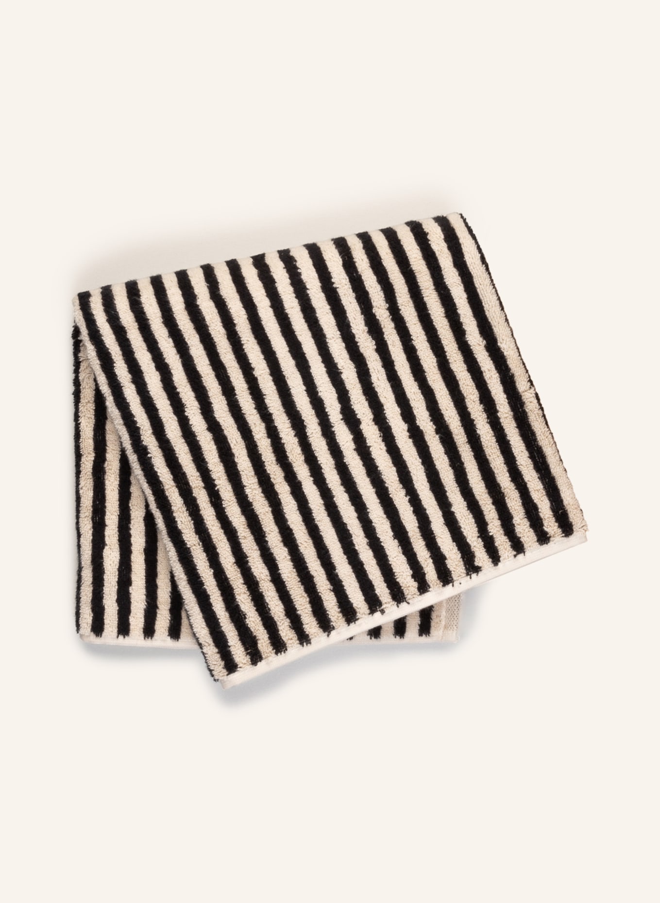 Cawö Towel, Color: 39 natur-schwarz (Image 2)