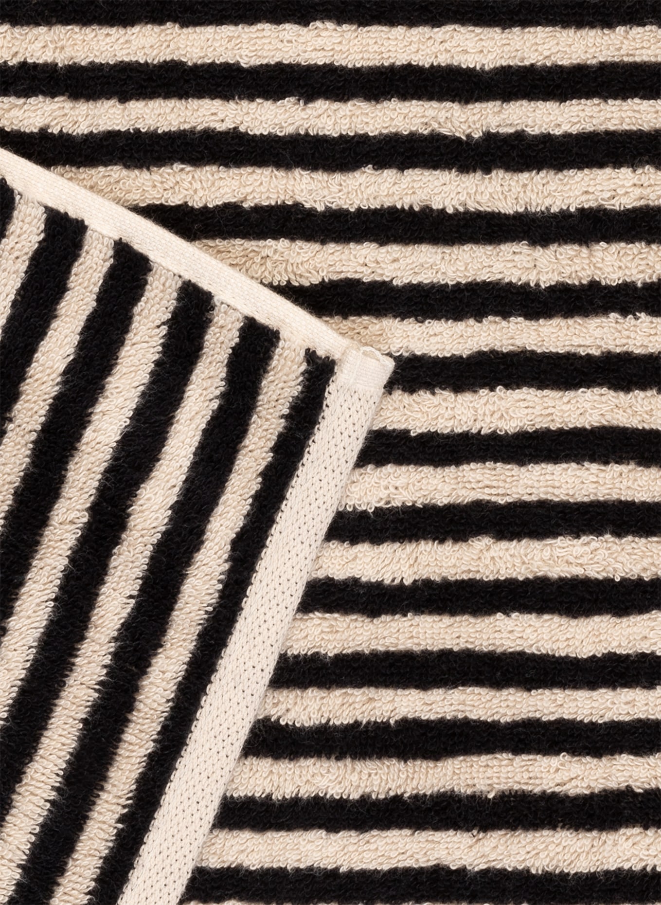 Cawö Handtuch, Farbe: 39 natur-schwarz (Bild 3)