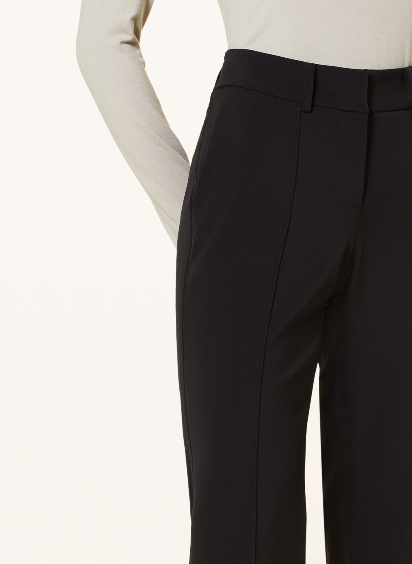 CAMBIO Wide leg trousers FARAH, Color: BLACK (Image 5)