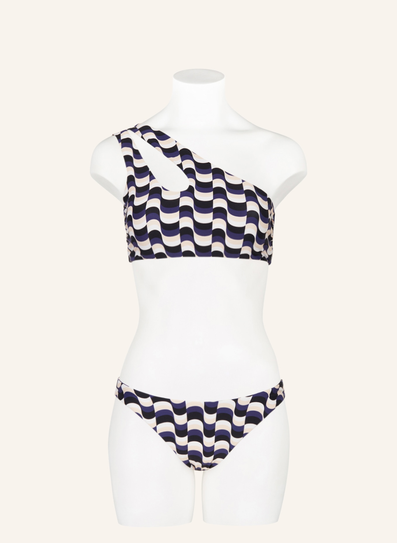 SEAFOLLY Bustier-Bikini-Top MODERN TAKE, Farbe: SCHWARZ/ BLAU/ WEISS (Bild 2)
