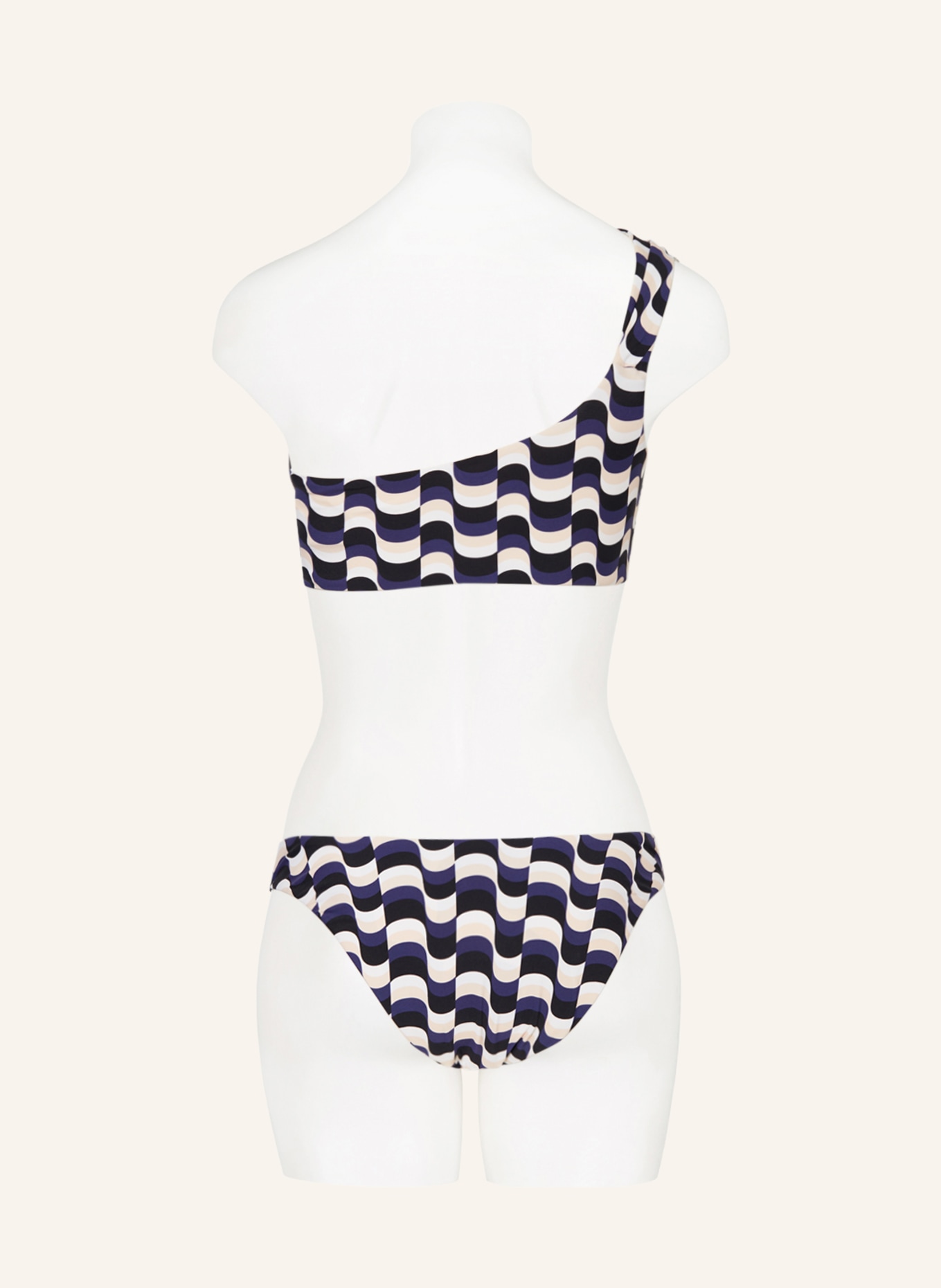 SEAFOLLY Bustier-Bikini-Top MODERN TAKE, Farbe: SCHWARZ/ BLAU/ WEISS (Bild 3)