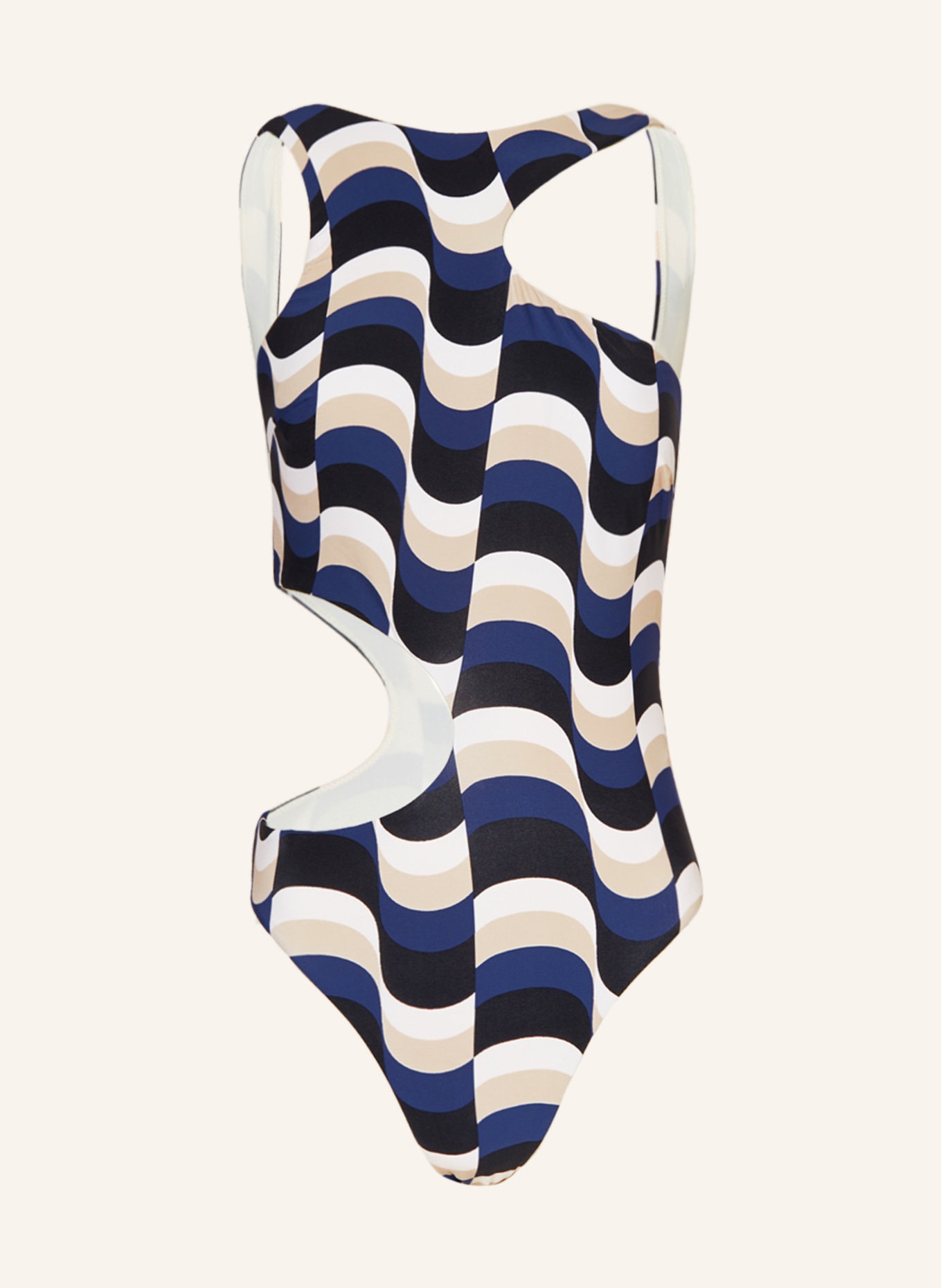 SEAFOLLY Monokini MODERN TAKE, Farbe: SCHWARZ/ BLAU/ WEISS (Bild 1)