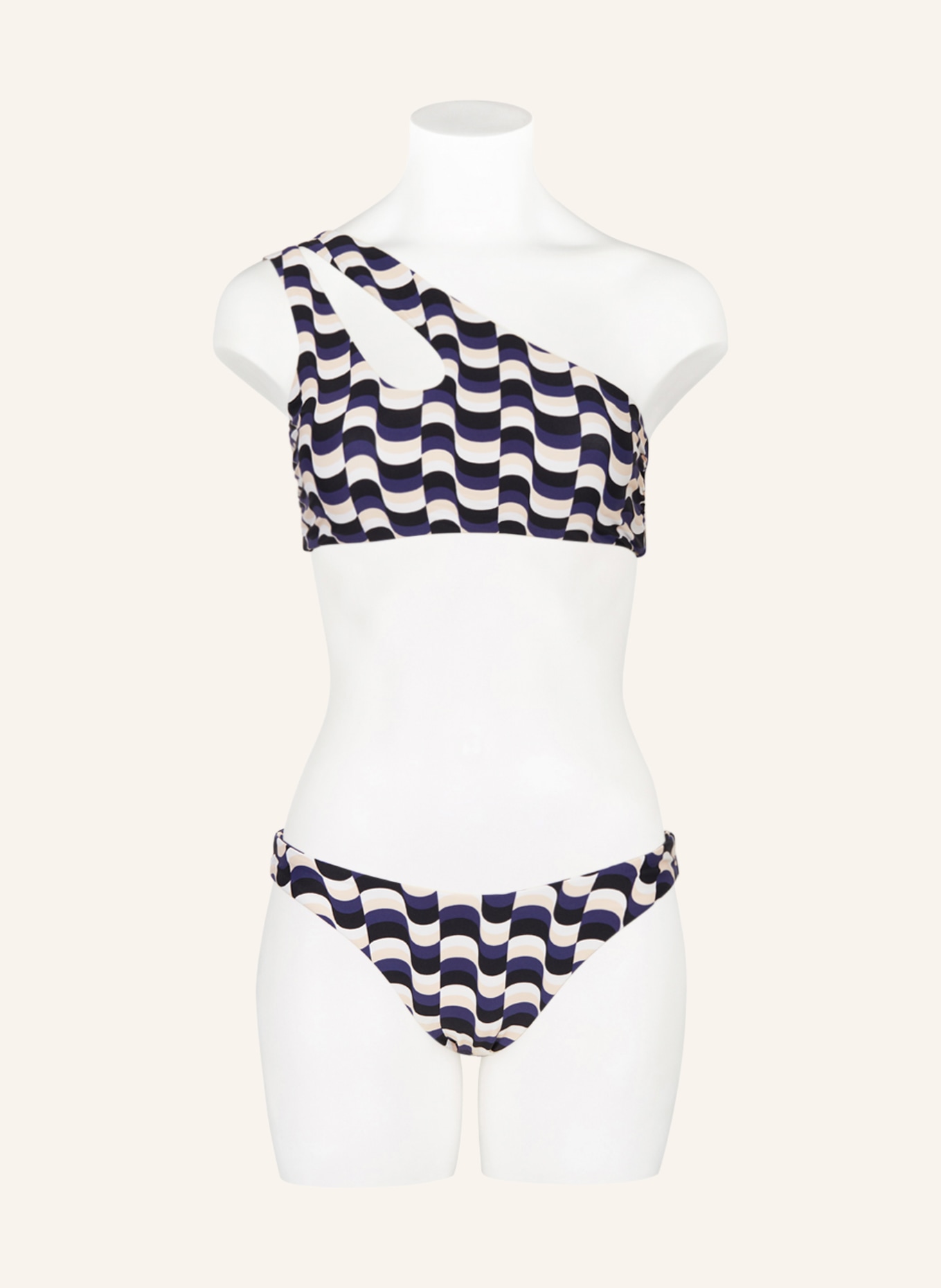 SEAFOLLY Brazilian bikini bottoms MODERN TAKE reversible, Color: BLACK/ BLUE/ WHITE (Image 2)