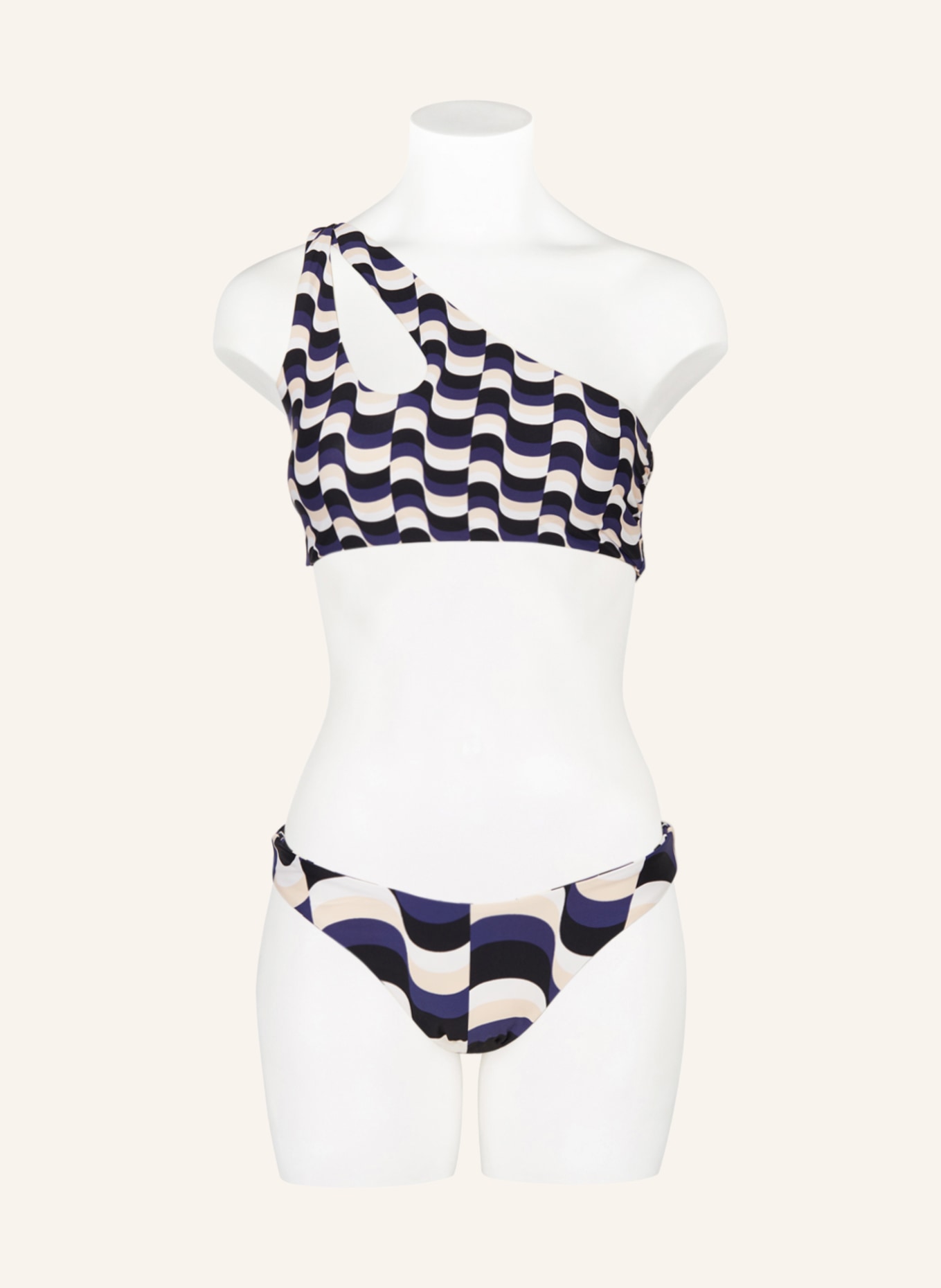 SEAFOLLY Brazilian bikini bottoms MODERN TAKE reversible, Color: BLACK/ BLUE/ WHITE (Image 4)